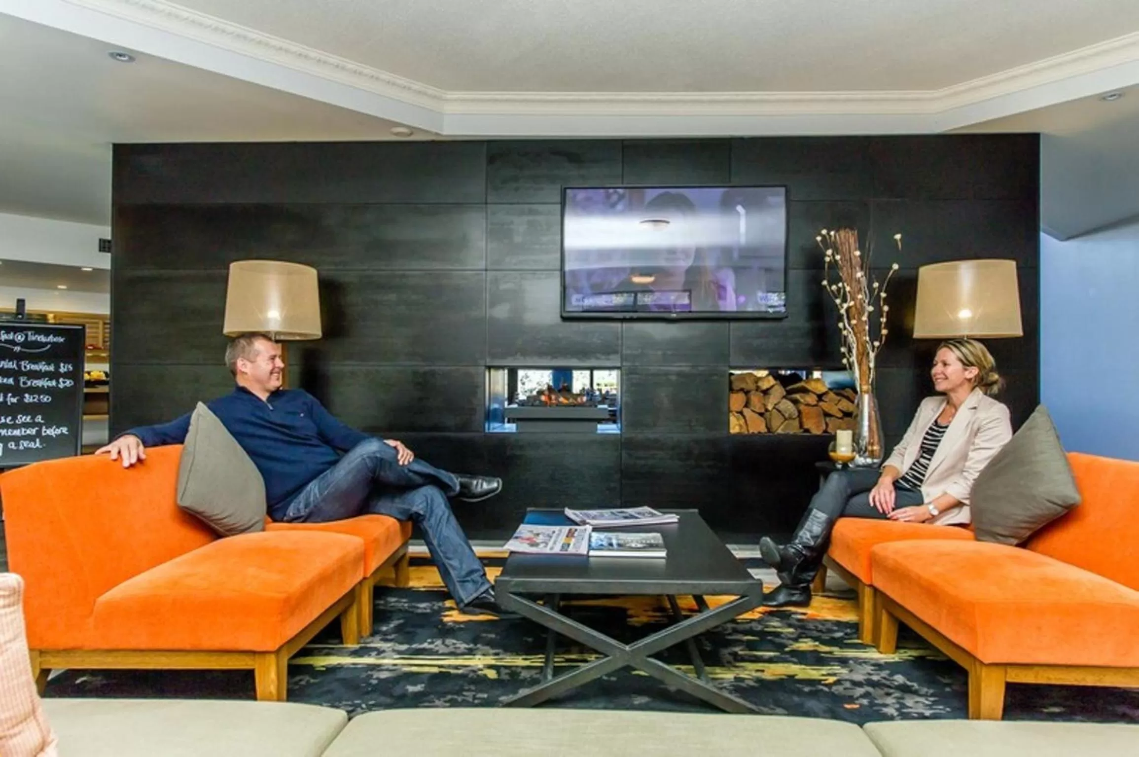 Lobby or reception in Alpha Hotel Canberra