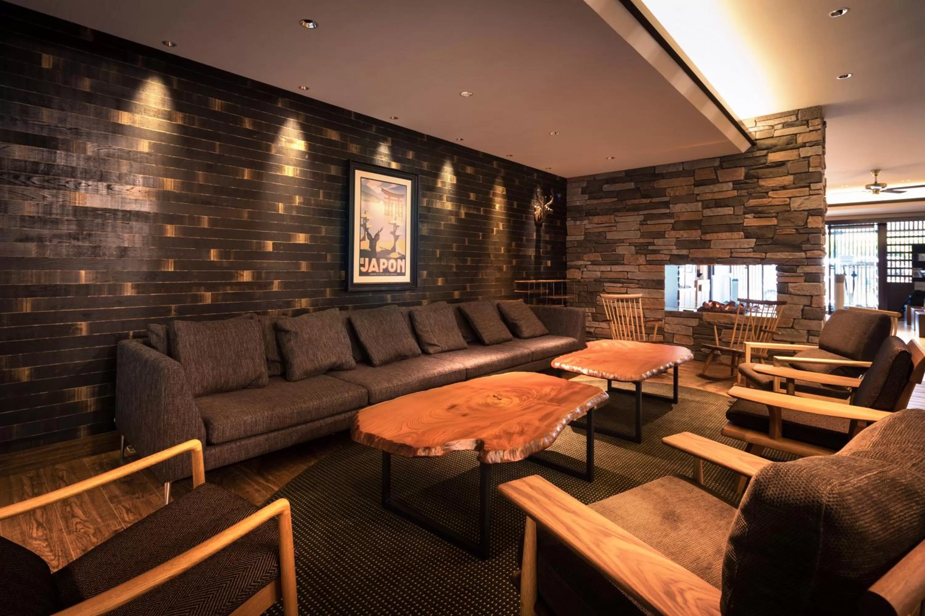 Lounge or bar in Hotel Miyajima Villa