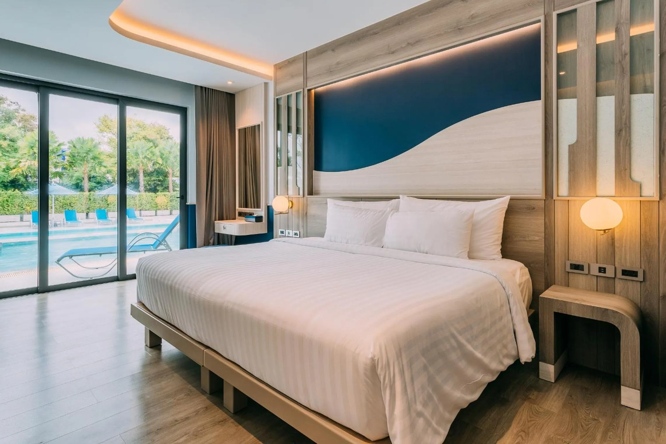 Bedroom, Bed in Seabed Grand Hotel Phuket - SHA Extra Plus
