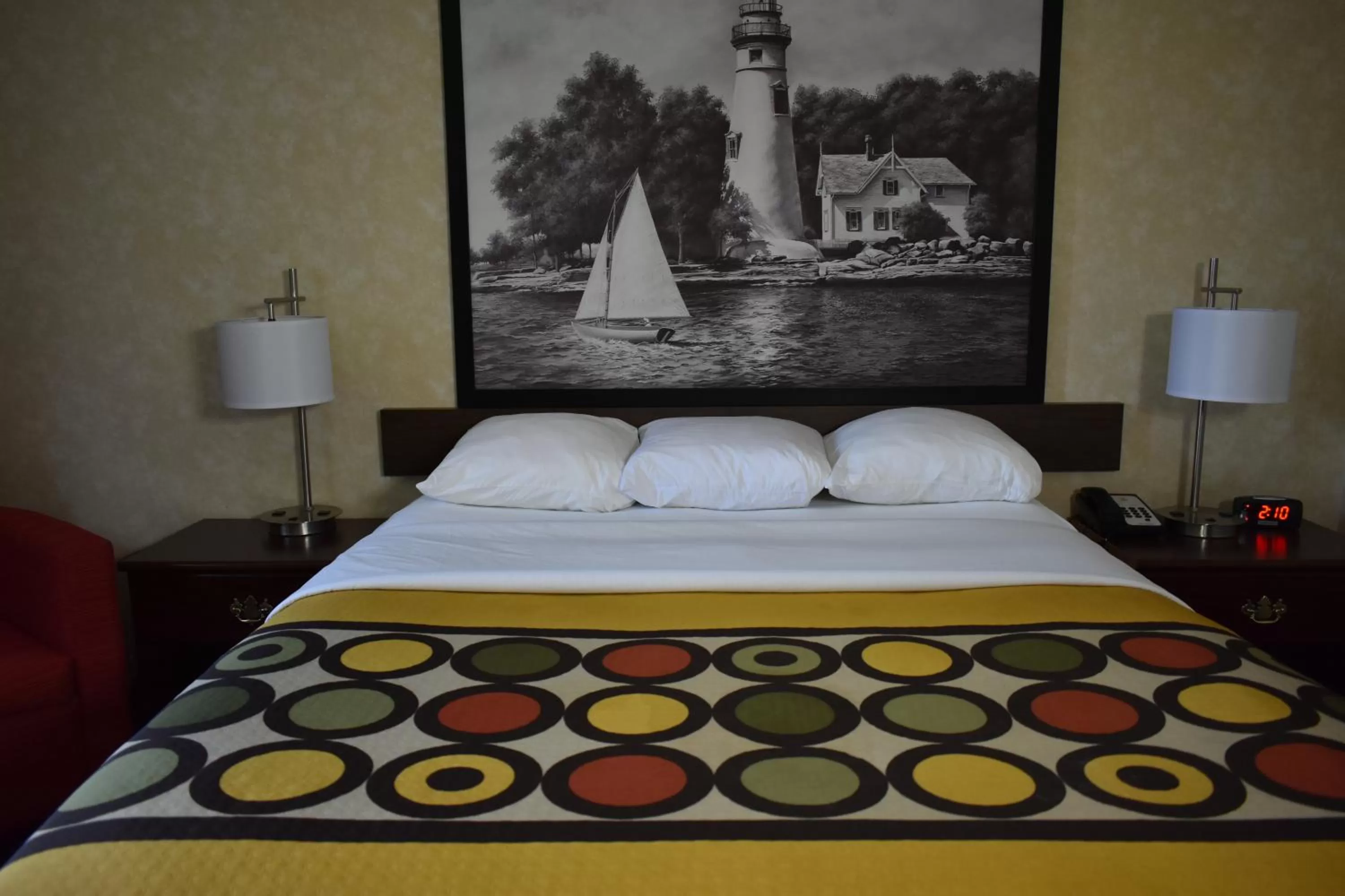 Bed in Super 8 by Wyndham Maumee Perrysburg Toledo Area