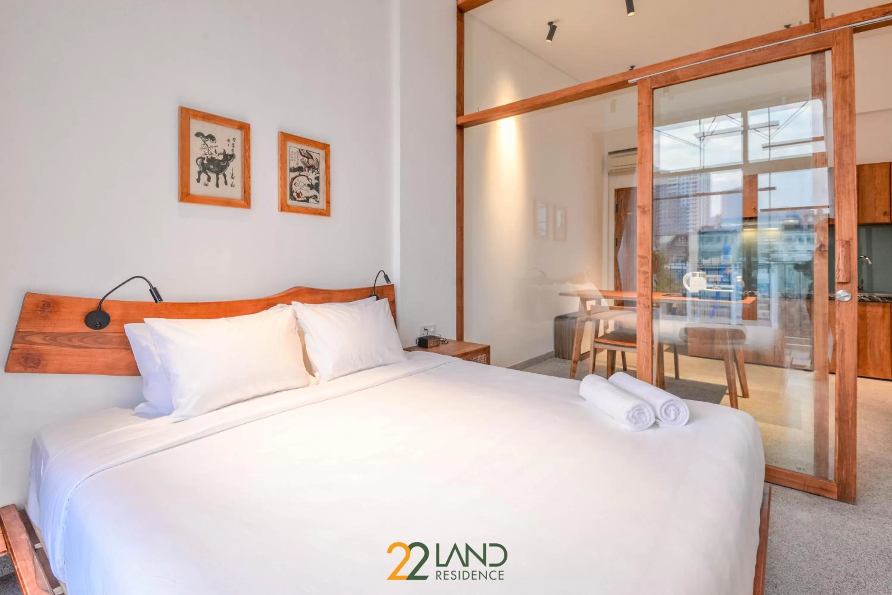 Bed in 22Land Hotel & Residence