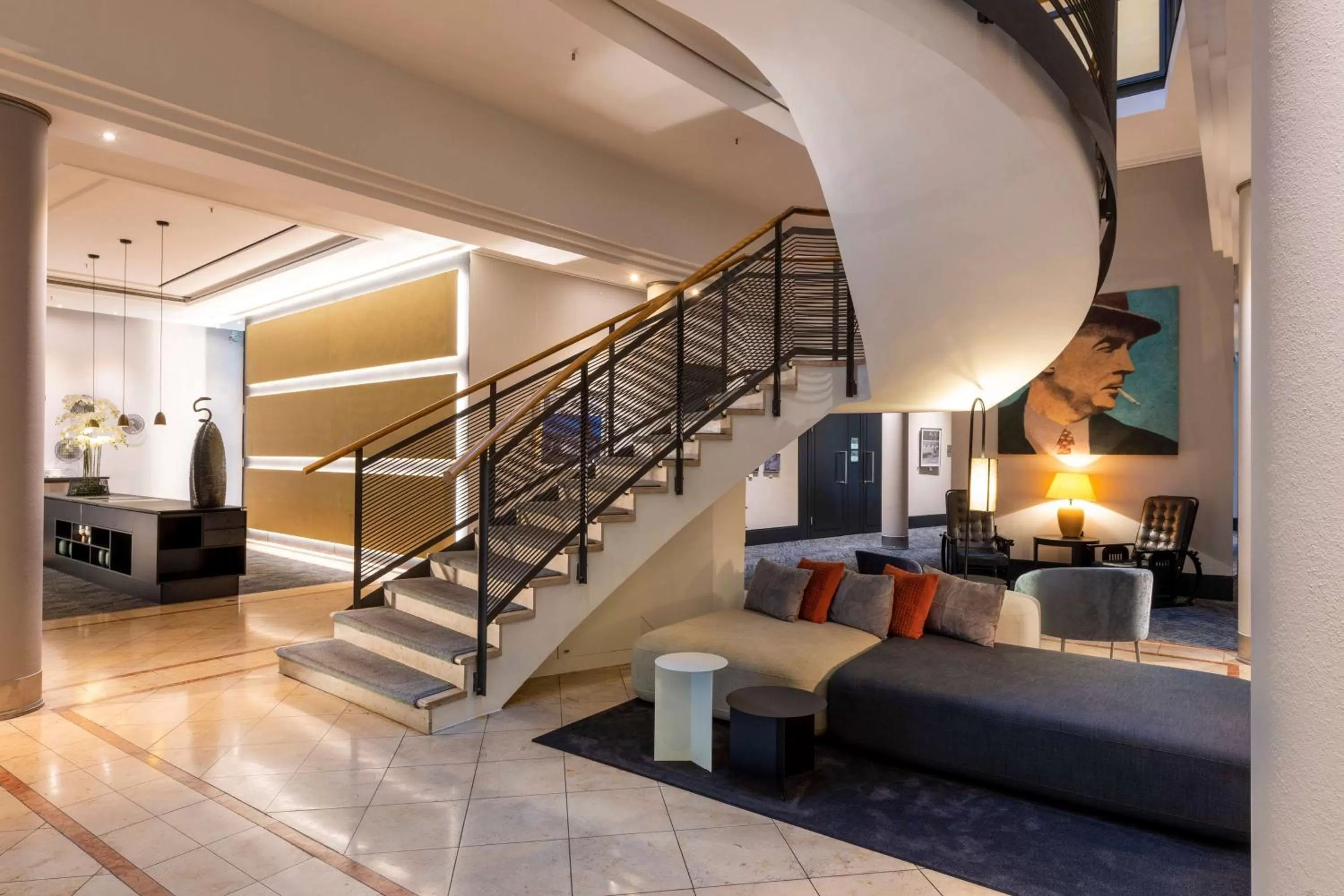 Lobby or reception in Vienna House by Wyndham Remarque Osnabrück