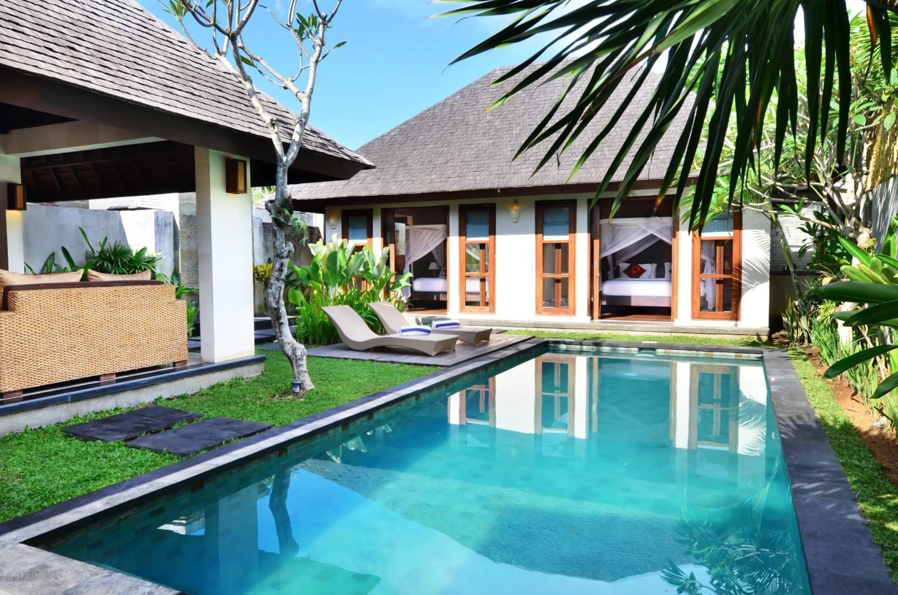 Swimming pool in The Khayangan Dreams Villa Umalas
