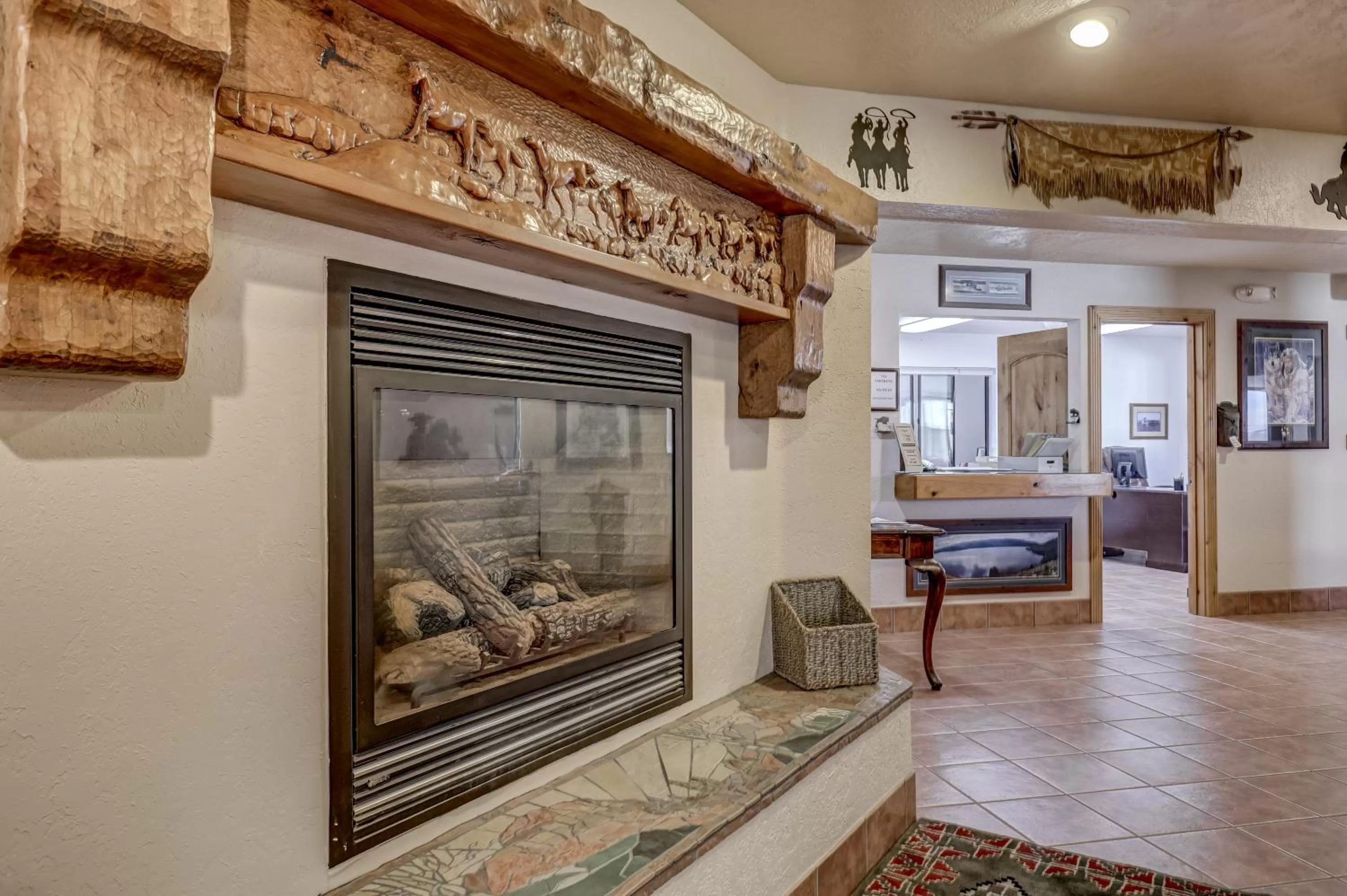 Lobby or reception in THE SNUGGLE INN