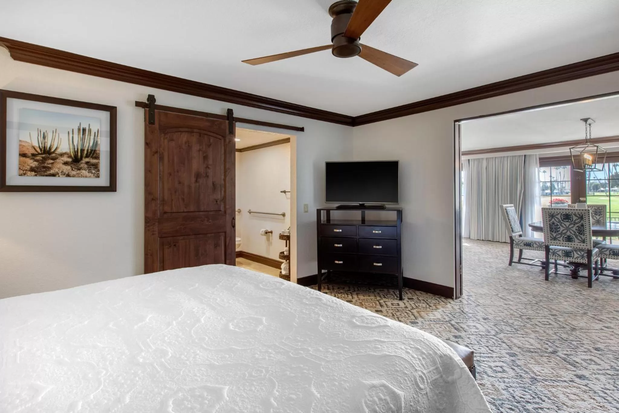 Bedroom, Bed in Omni Rancho Las Palmas Resort & Spa