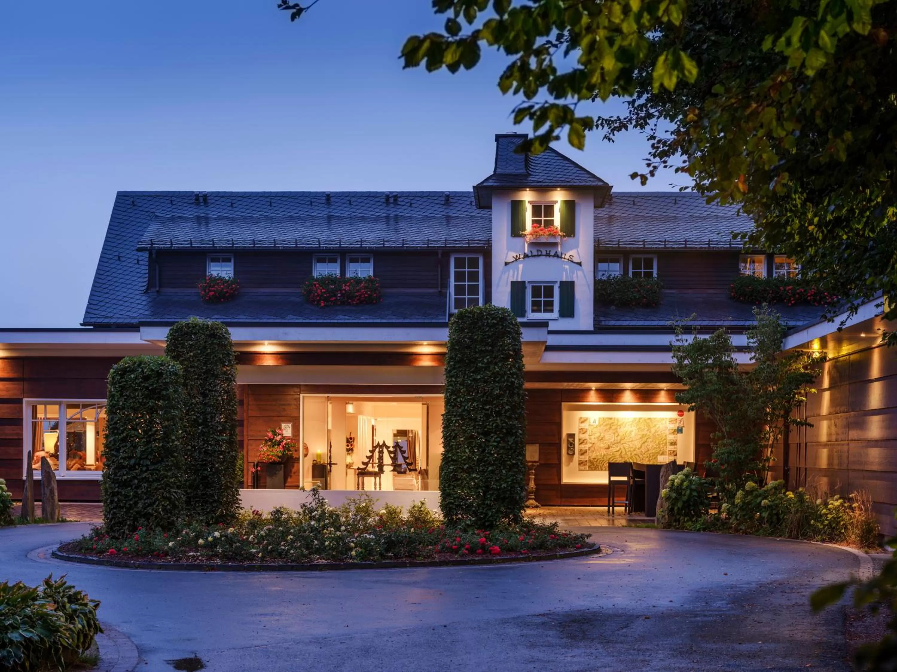 Facade/entrance in Waldhaus Ohlenbach