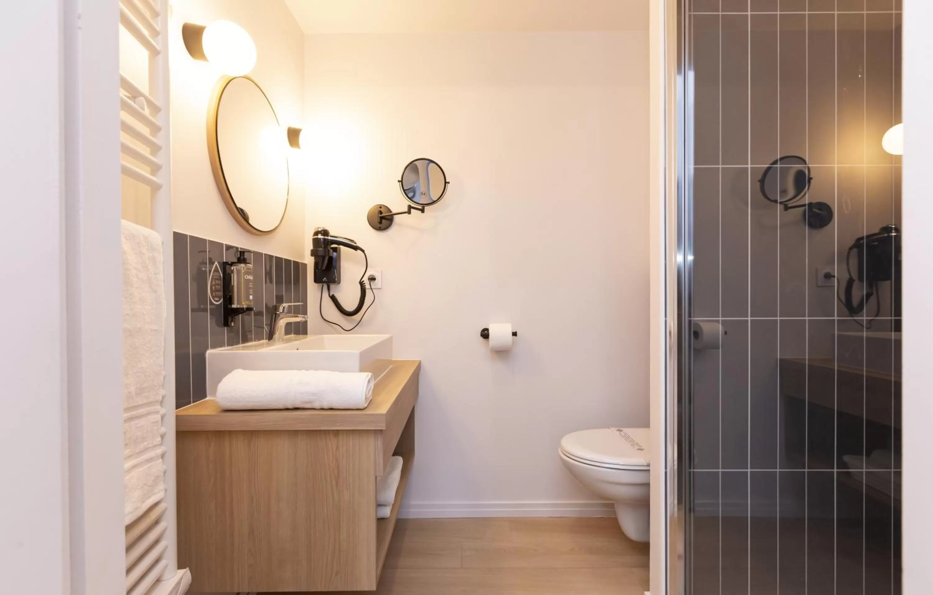 Bathroom in Appart Hotel Odalys City Le Havre Centre Les Docks