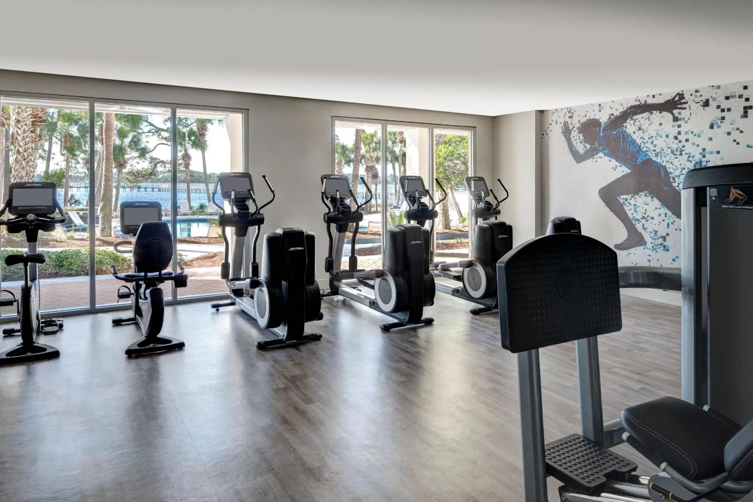 Fitness centre/facilities in Hilton Vacation Club Bayside Resort Panama City Beach