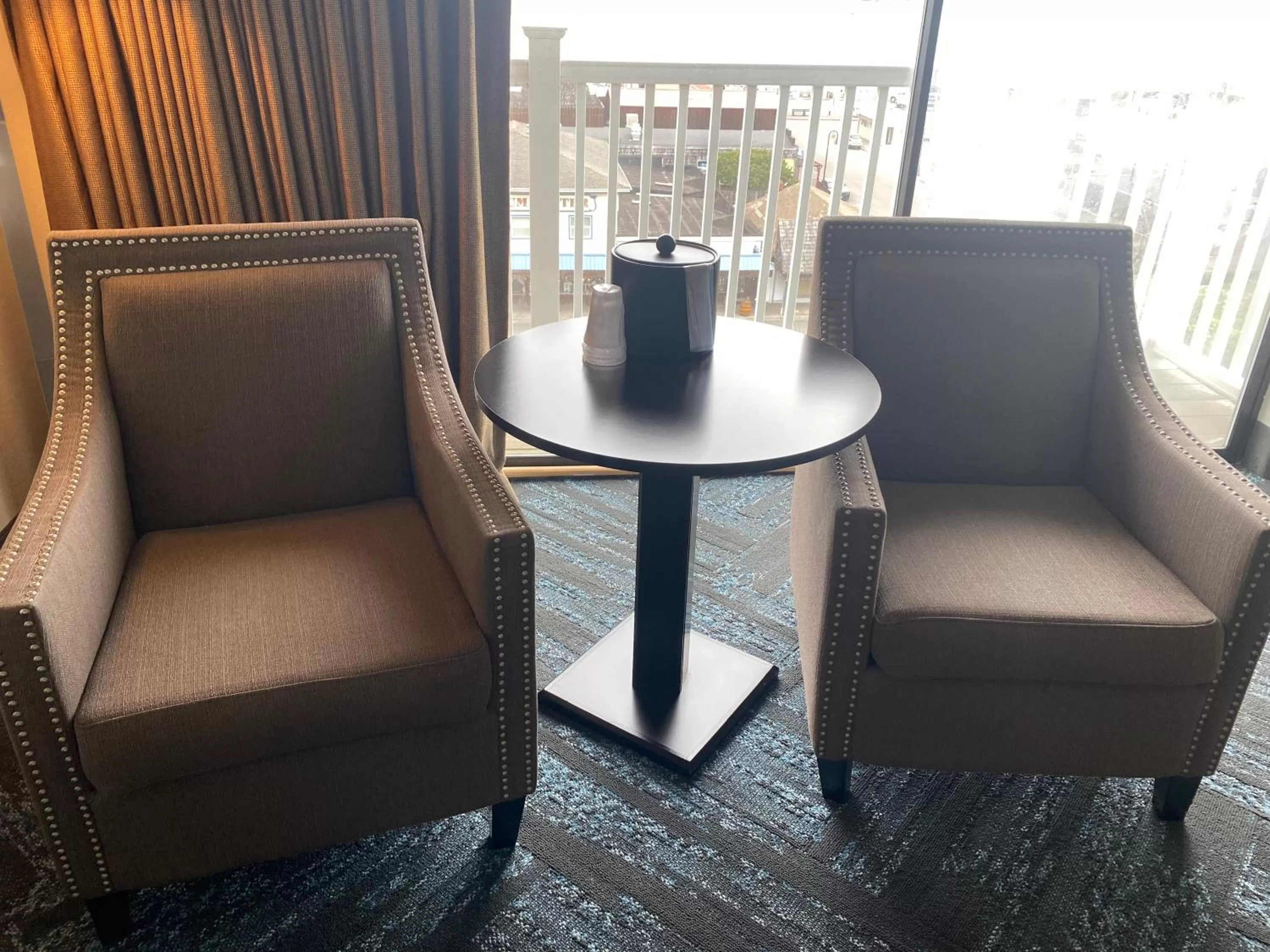 Seating area in Bandon Inn