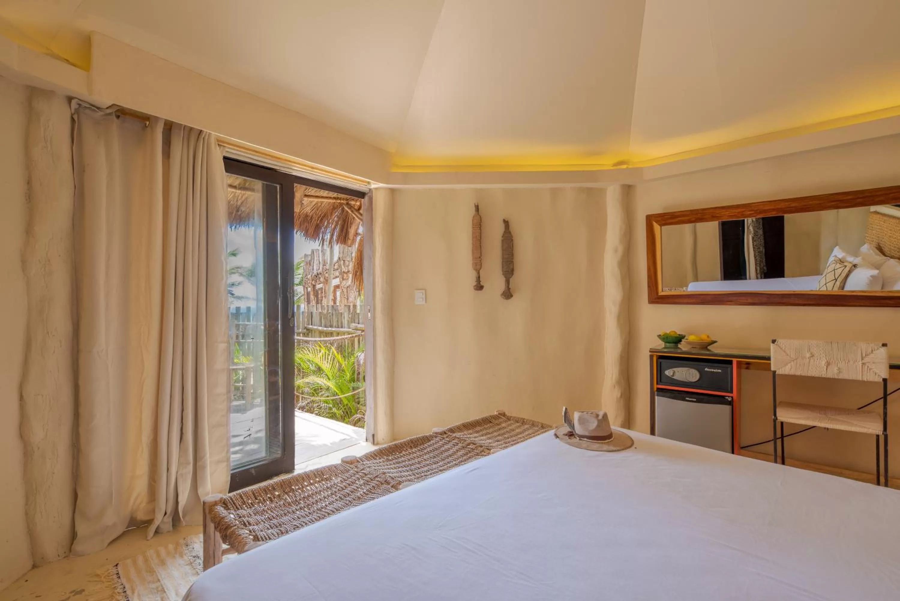 Bed in Casa Phoenix Tulum