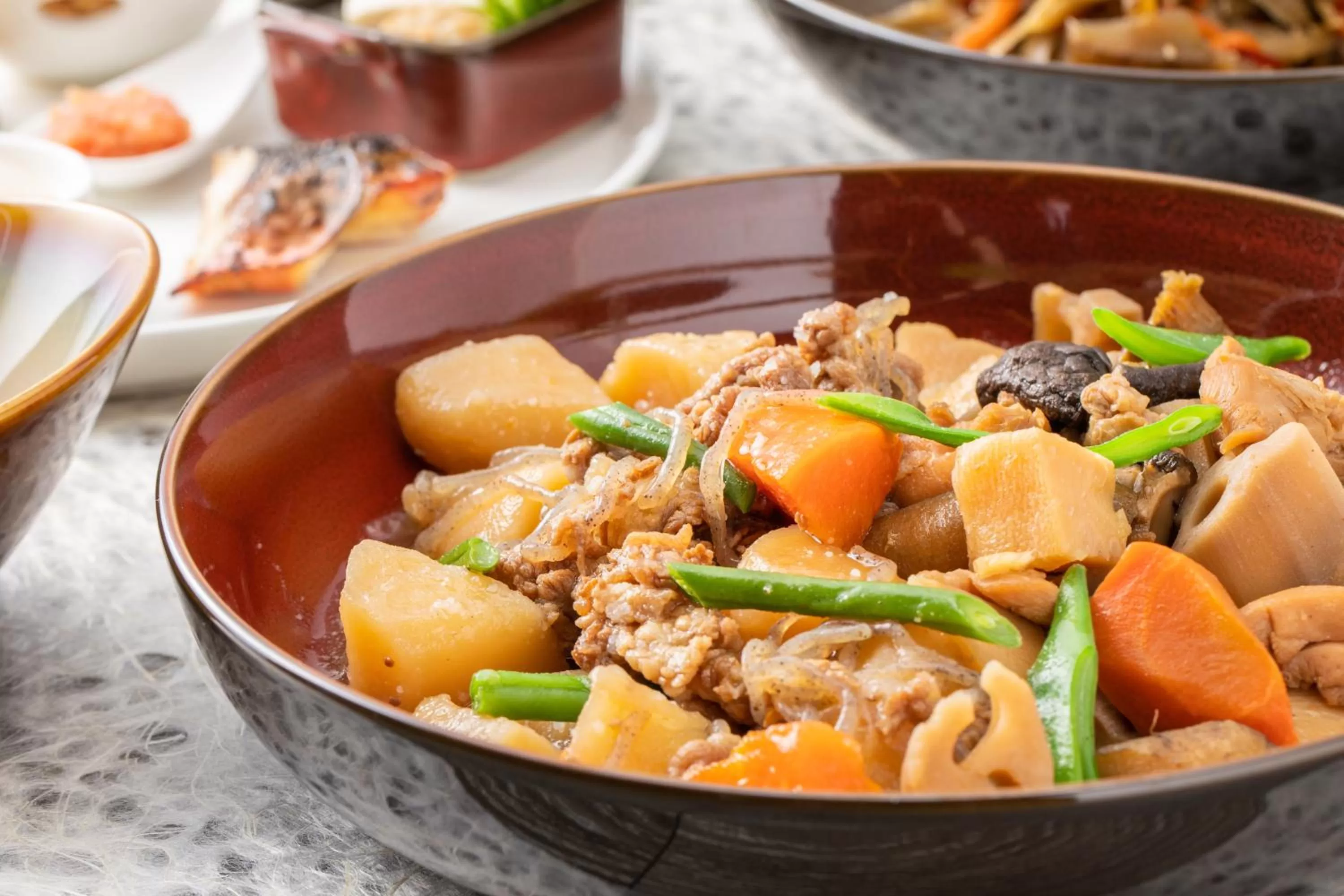 Buffet breakfast in Hotel JAL City Fukuoka Tenjin