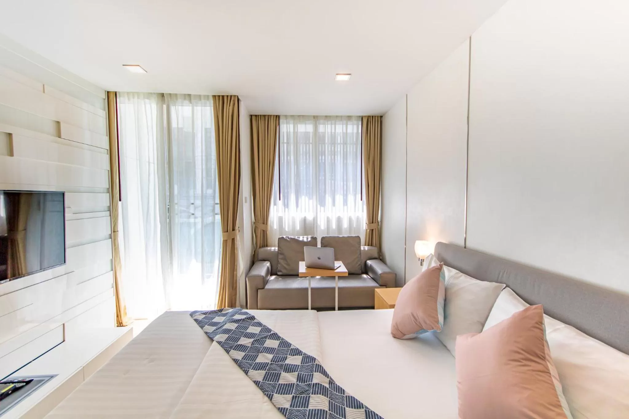 Bed in United Residence Ekamai Bangkok