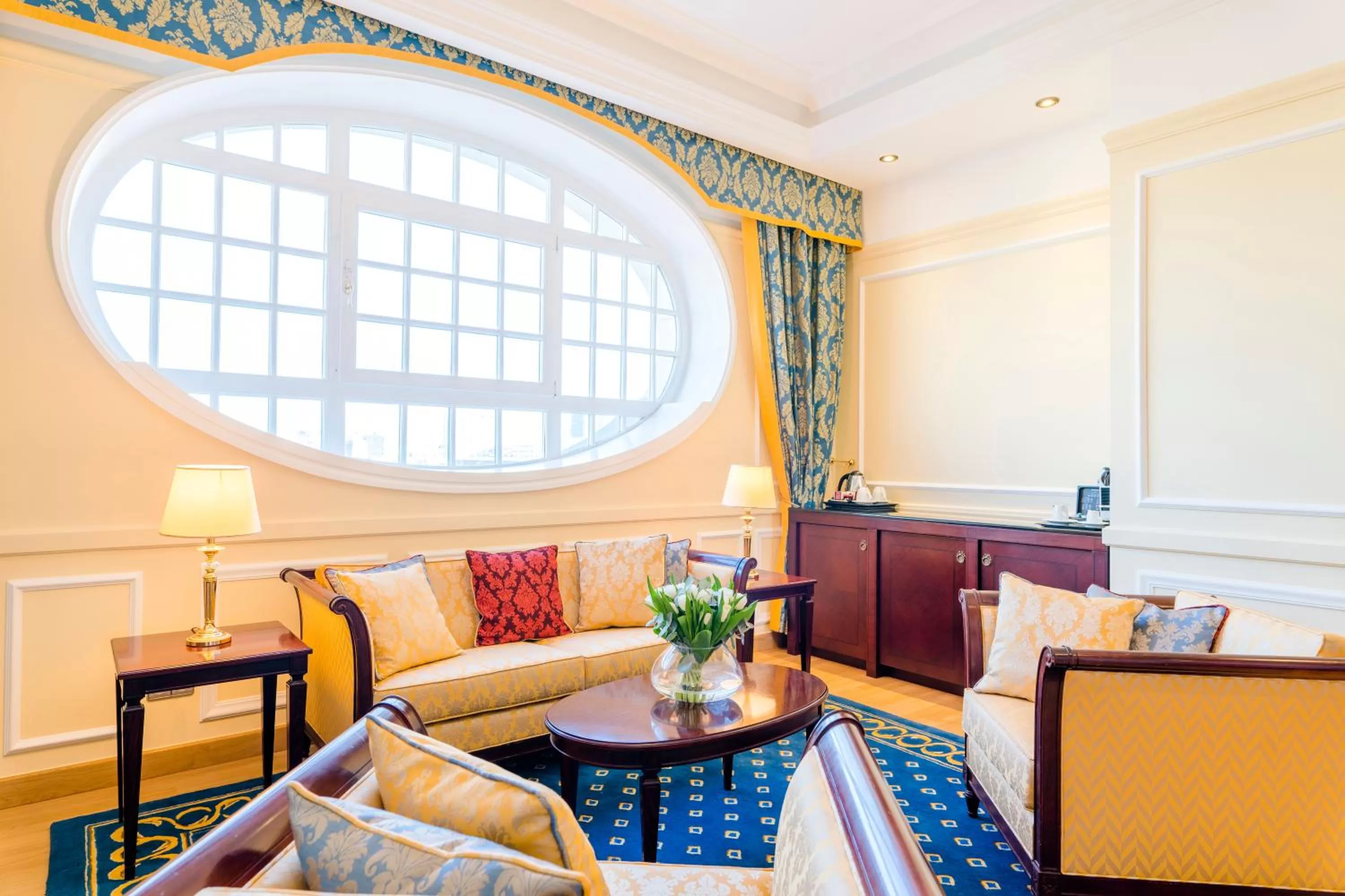 Living room in Hotel Polonia Palace