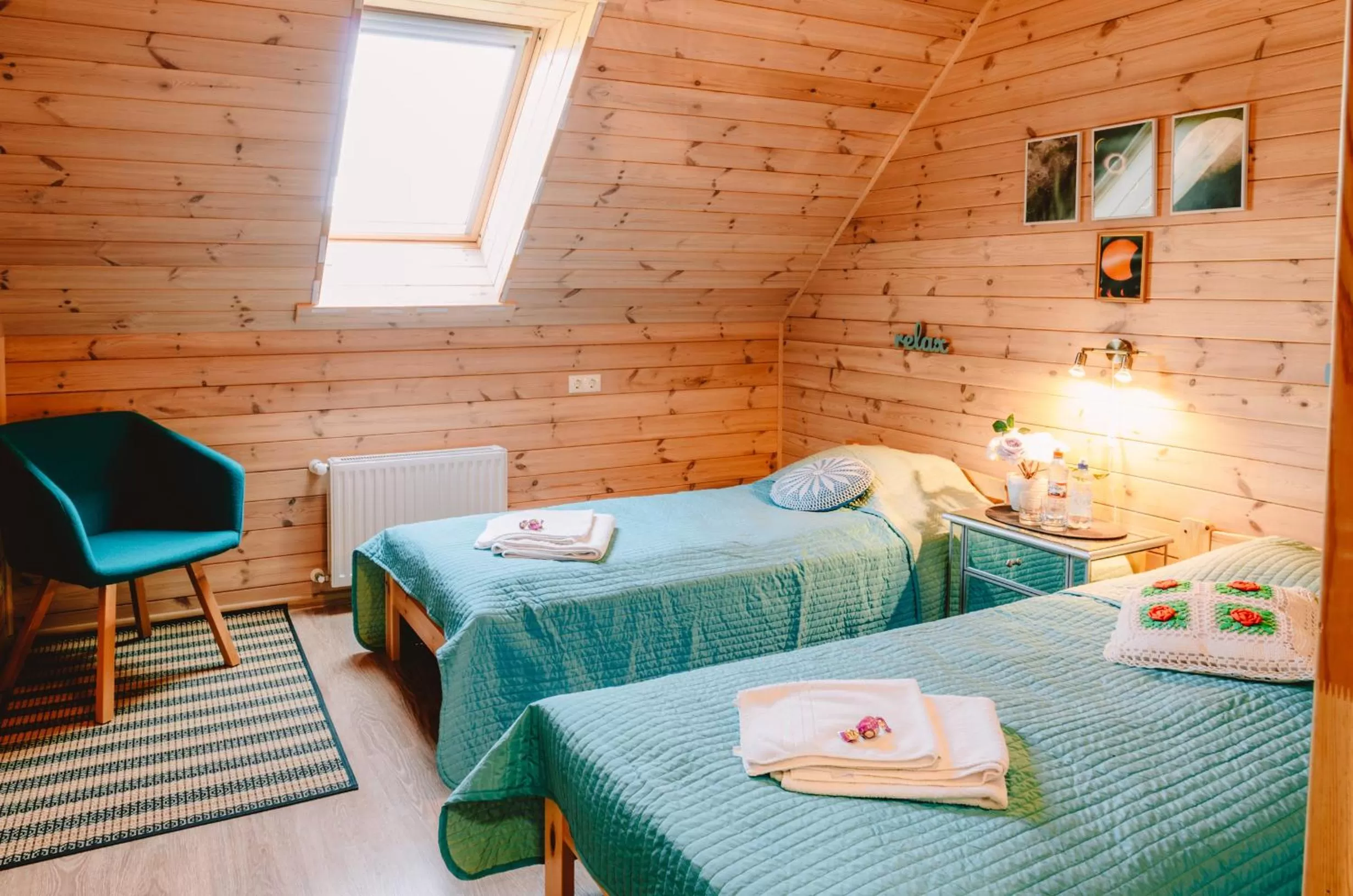 Living room, Bed in Albireo