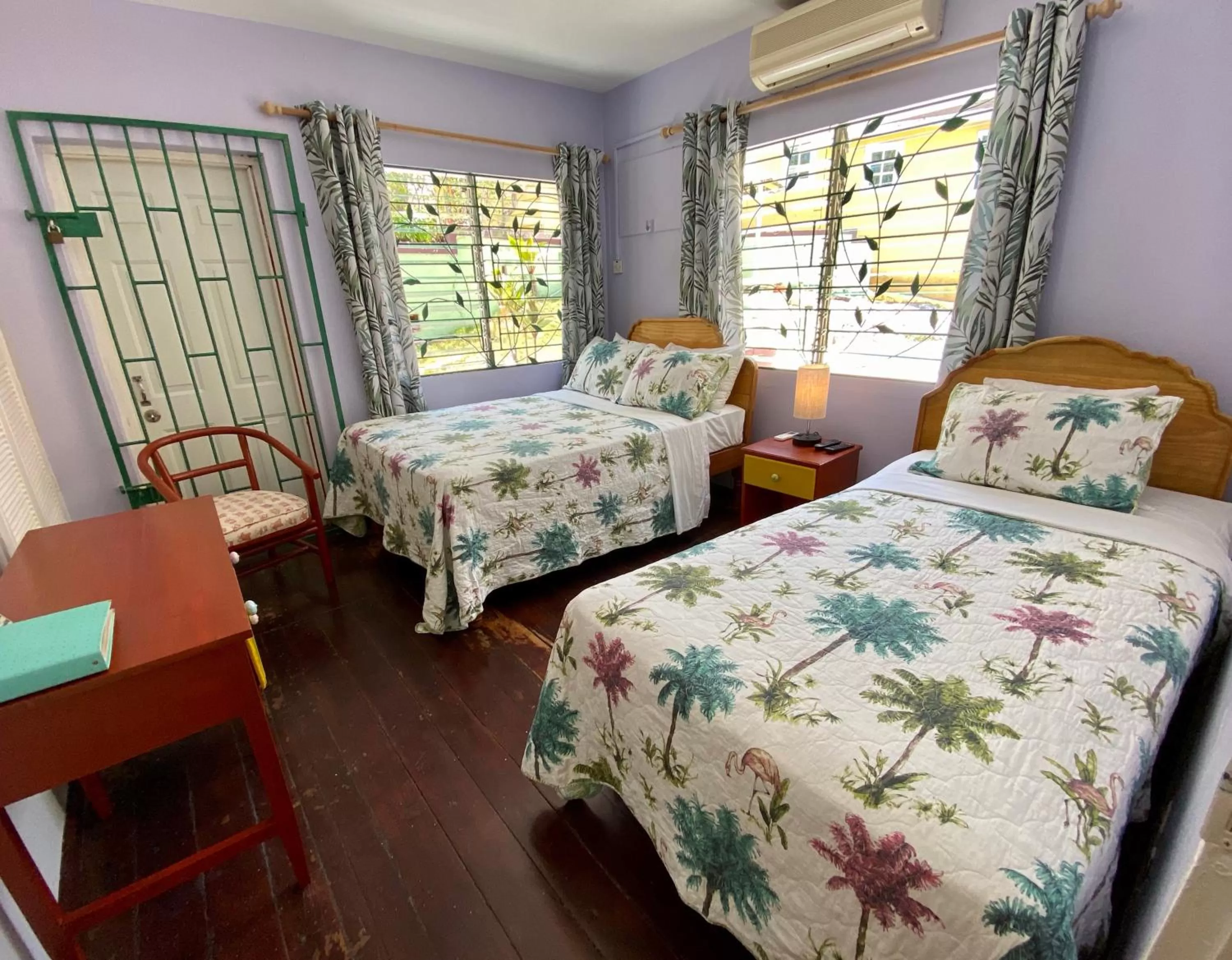 Bed in The Blue Orchid B&B