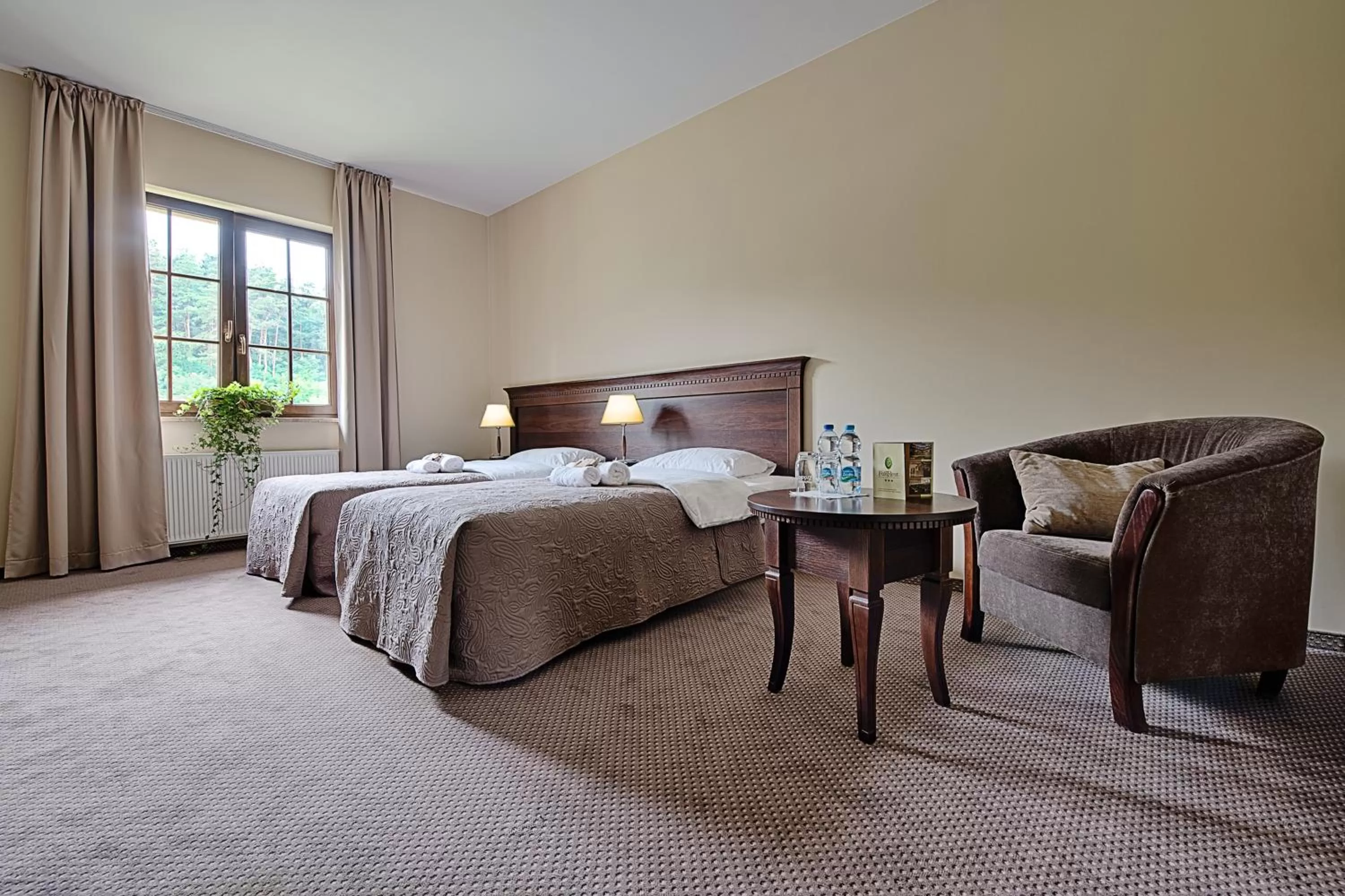 Bed in ForRest Hotel & Restaurant