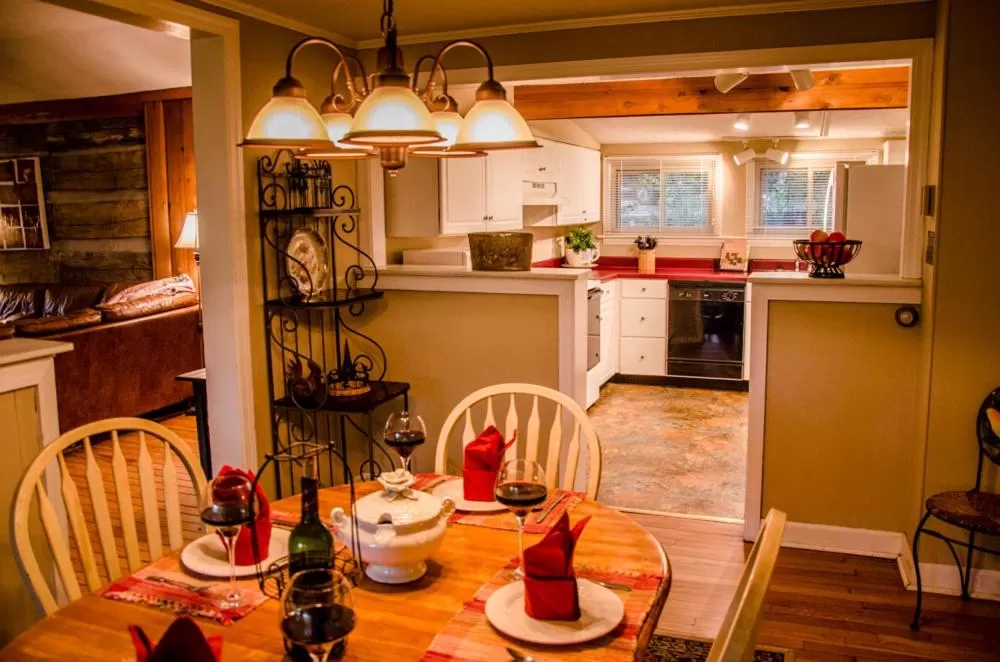 Kitchen or kitchenette in Asheville Cabins of Willow Winds