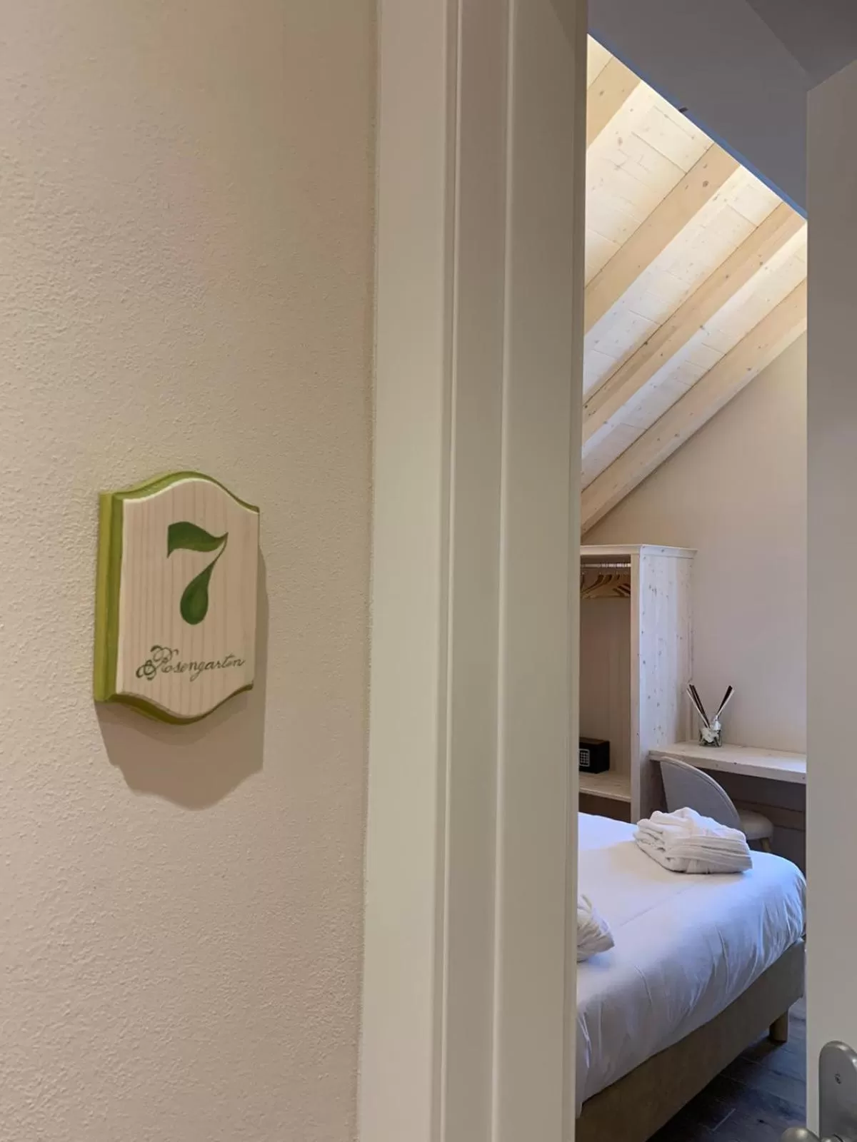 Bedroom, Bed in Hotel Rosengarten