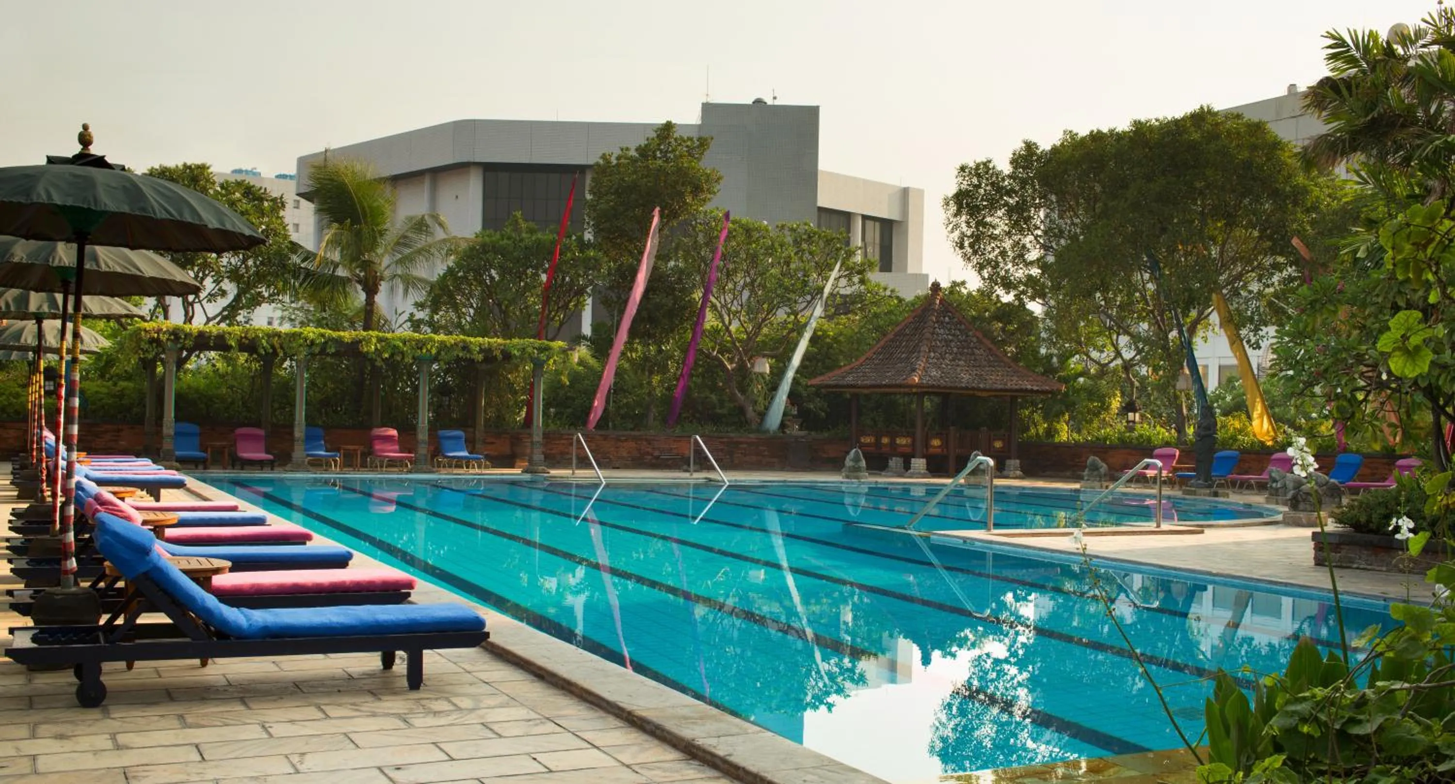 Swimming pool in Bumi Surabaya City Resort