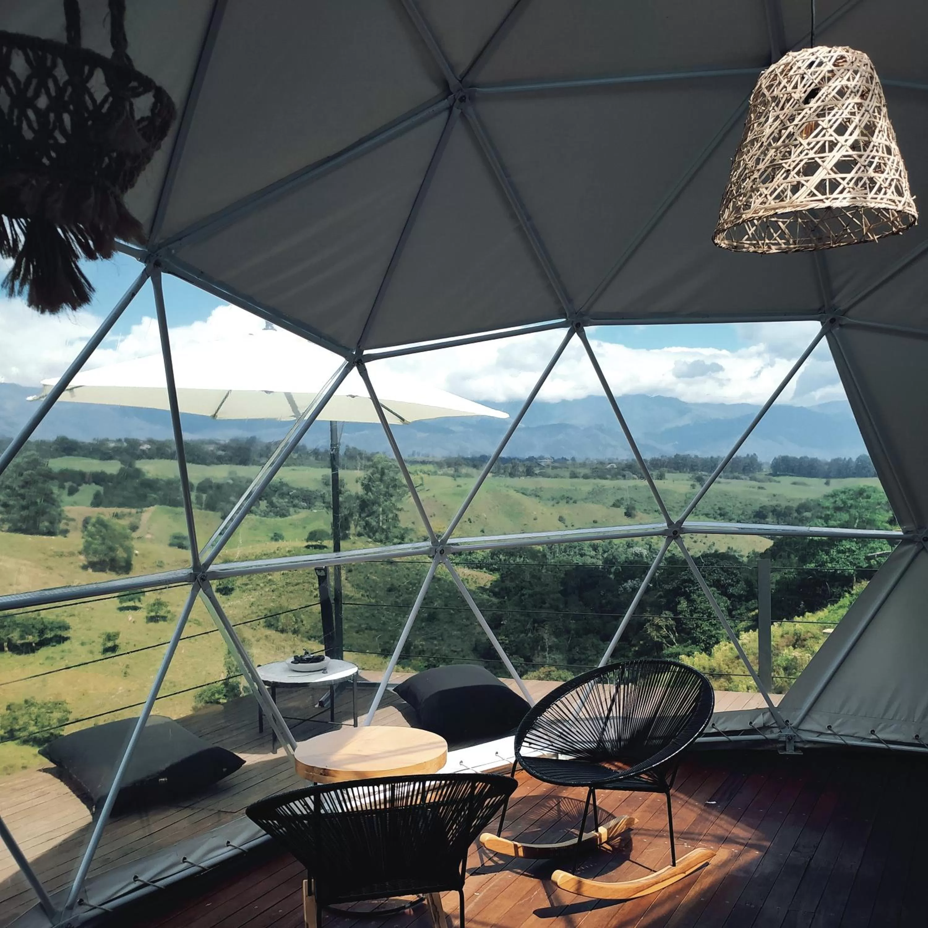 Mountain view in Ecohotel Monte Tierra Habitaciones y Glamping