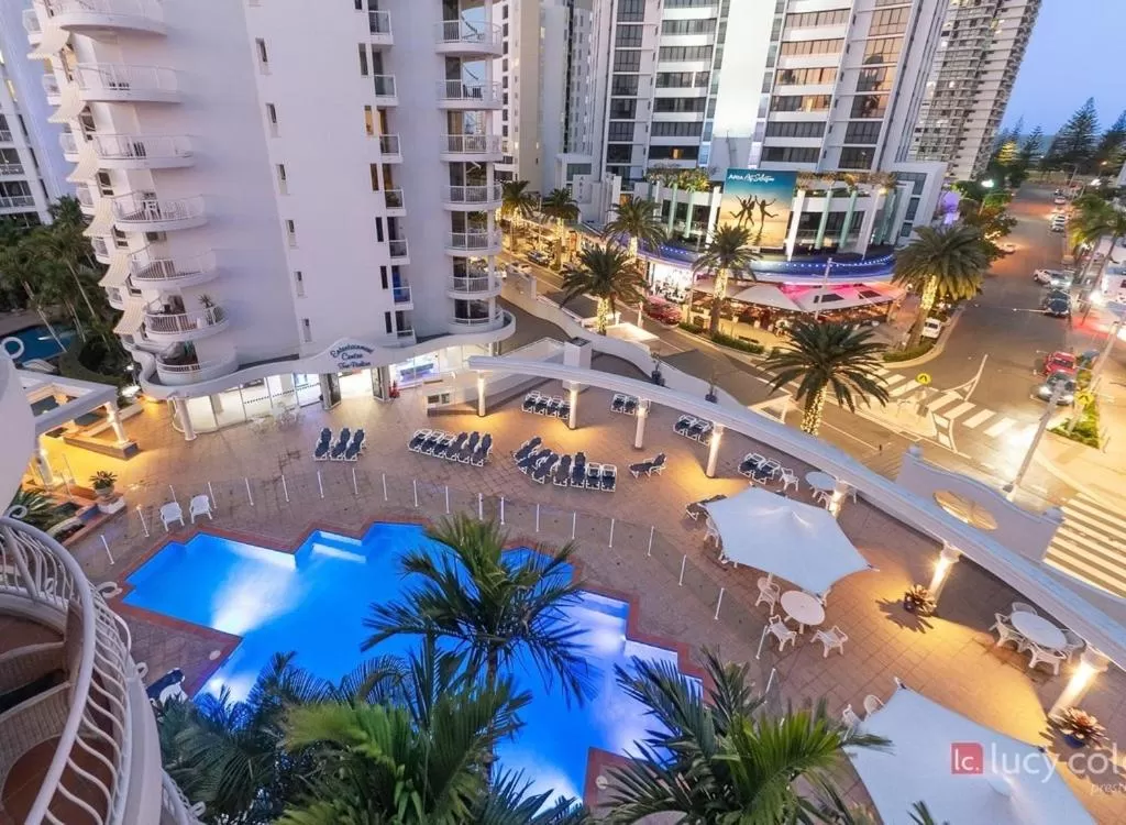 Bird's eye view in Broadbeach Holiday Apartments