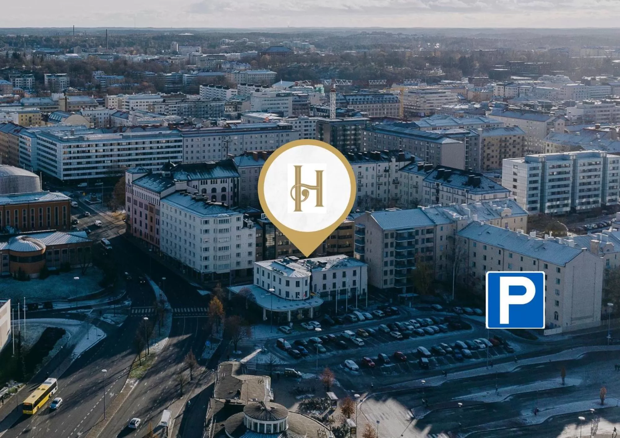 Bird's eye view in Hotelli Helmi