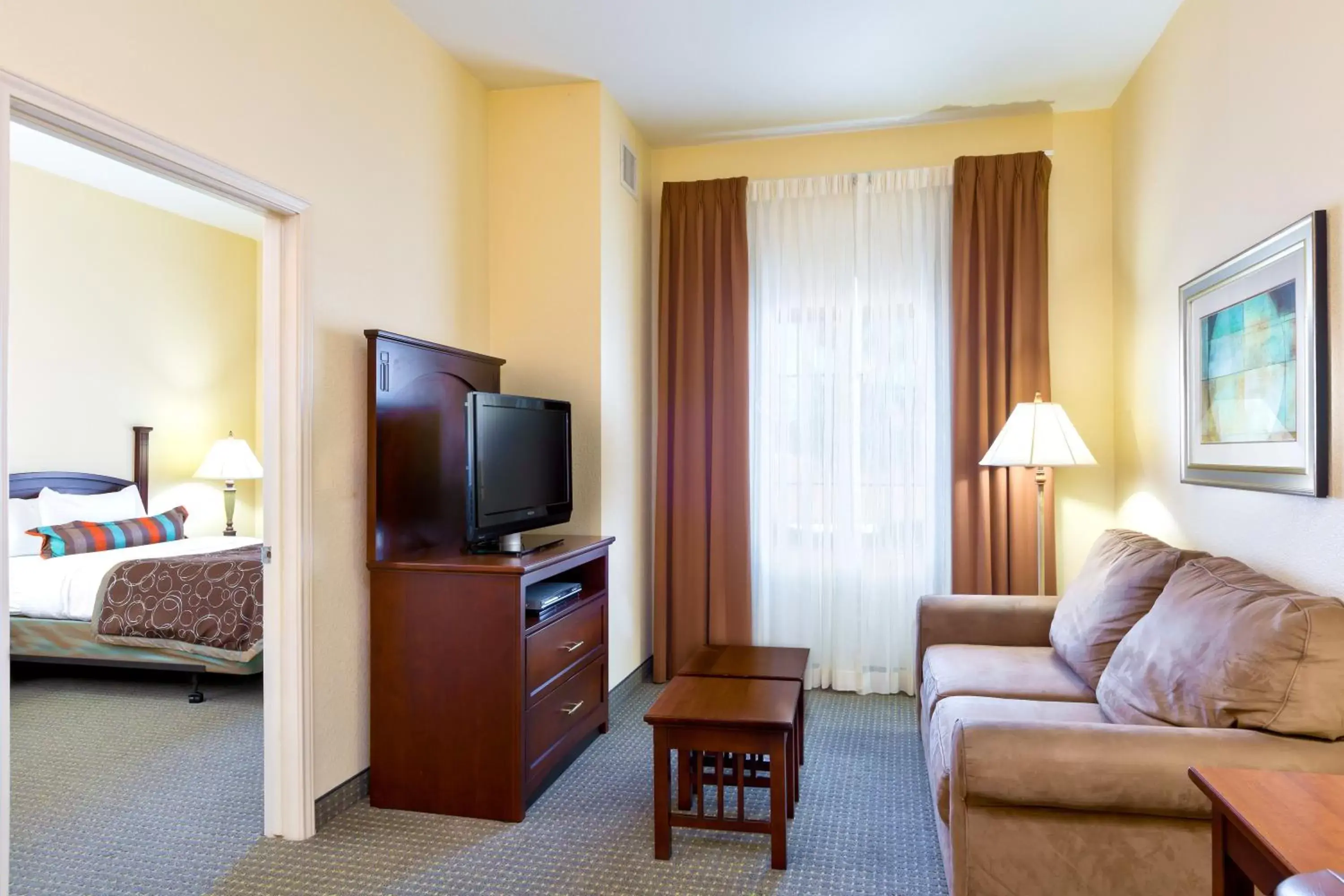 One Bedroom Suite with Queen Bed and Hearing Accessible Roll In Shower - Non-Smoking in Staybridge Suites McAllen by IHG One Bedroom Suite with Queen Bed and Hearing Accessible Roll In Shower - Non-Smoking in Staybridge Suites McAllen by IHG