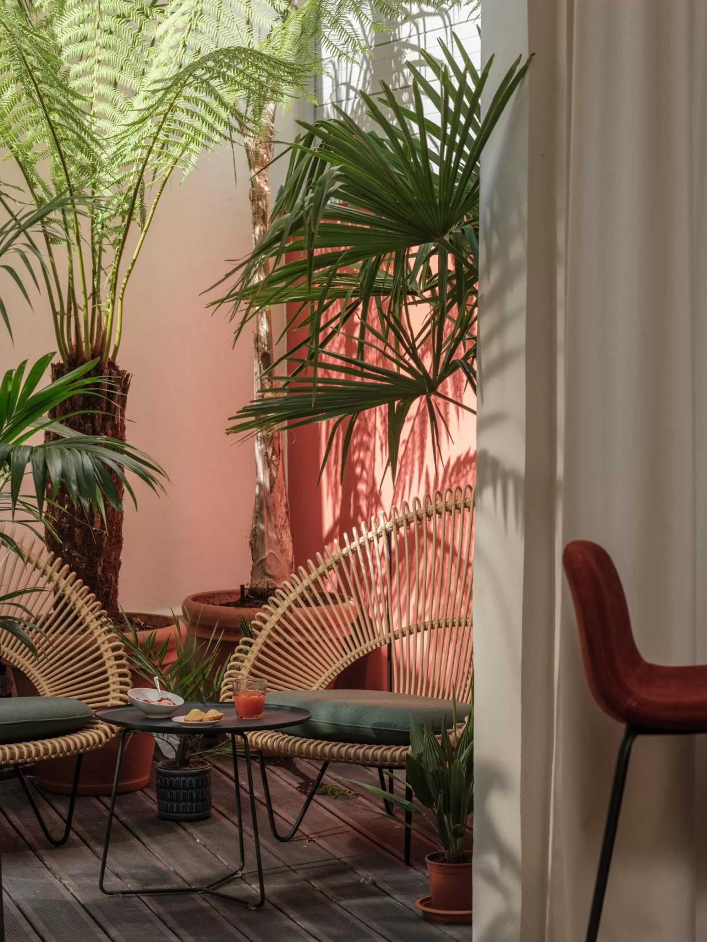 Patio in Seven Hotel Paris