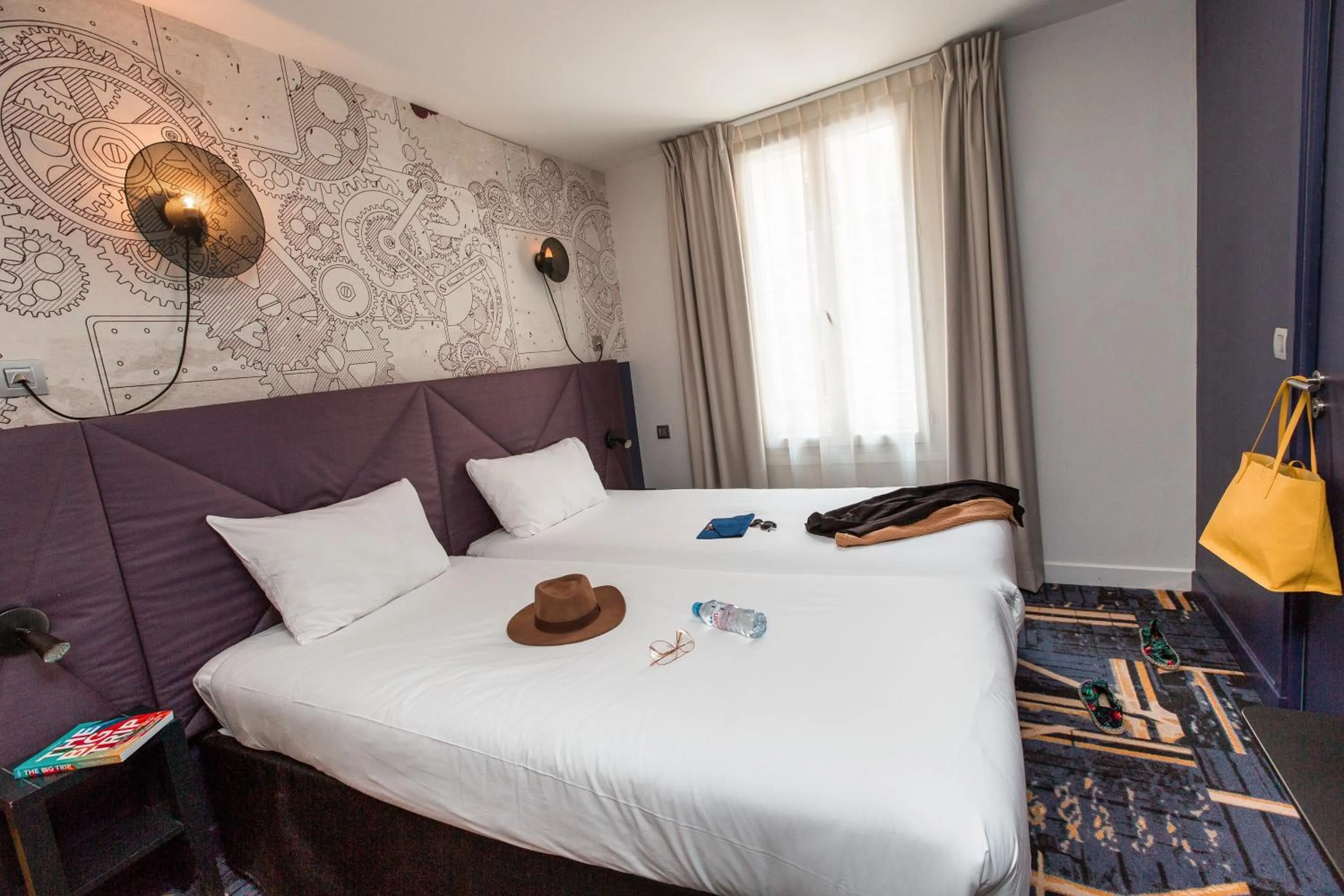 Bedroom, Bed in ibis Styles Paris Mairie De Clichy