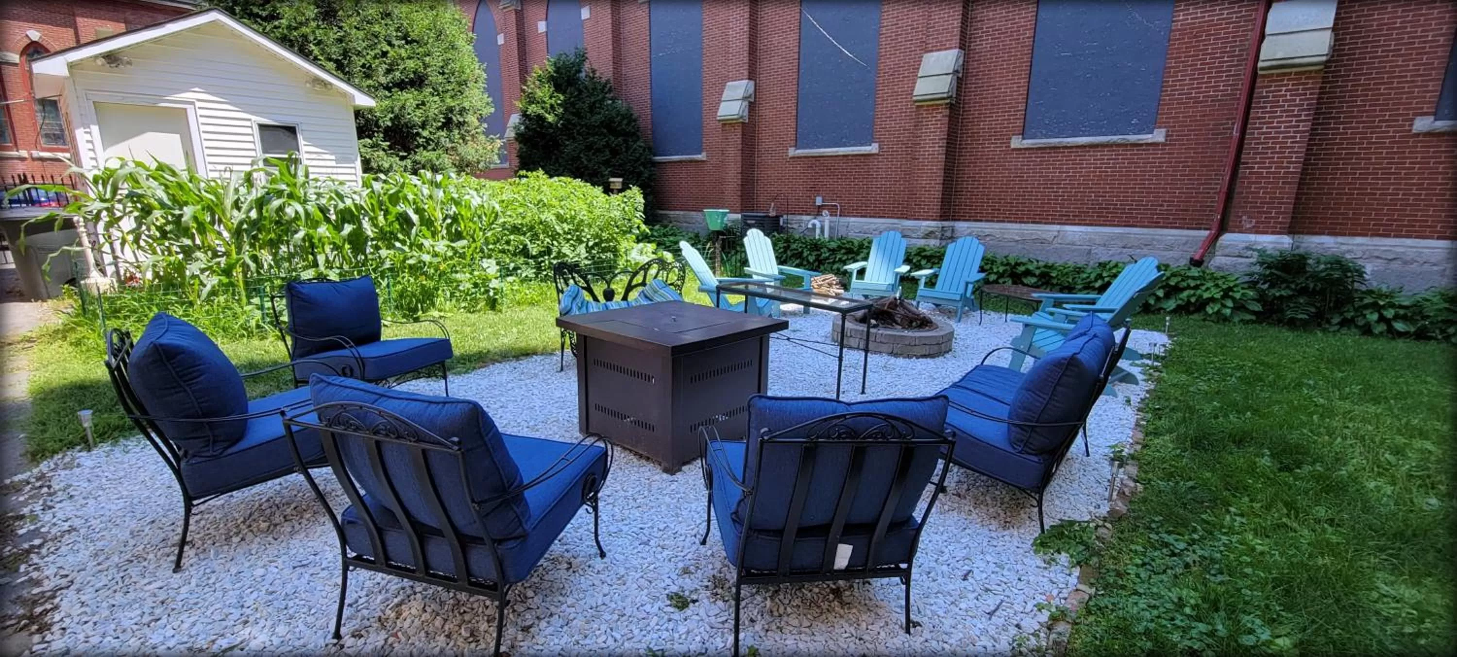 Seating area in Inn at the Agora