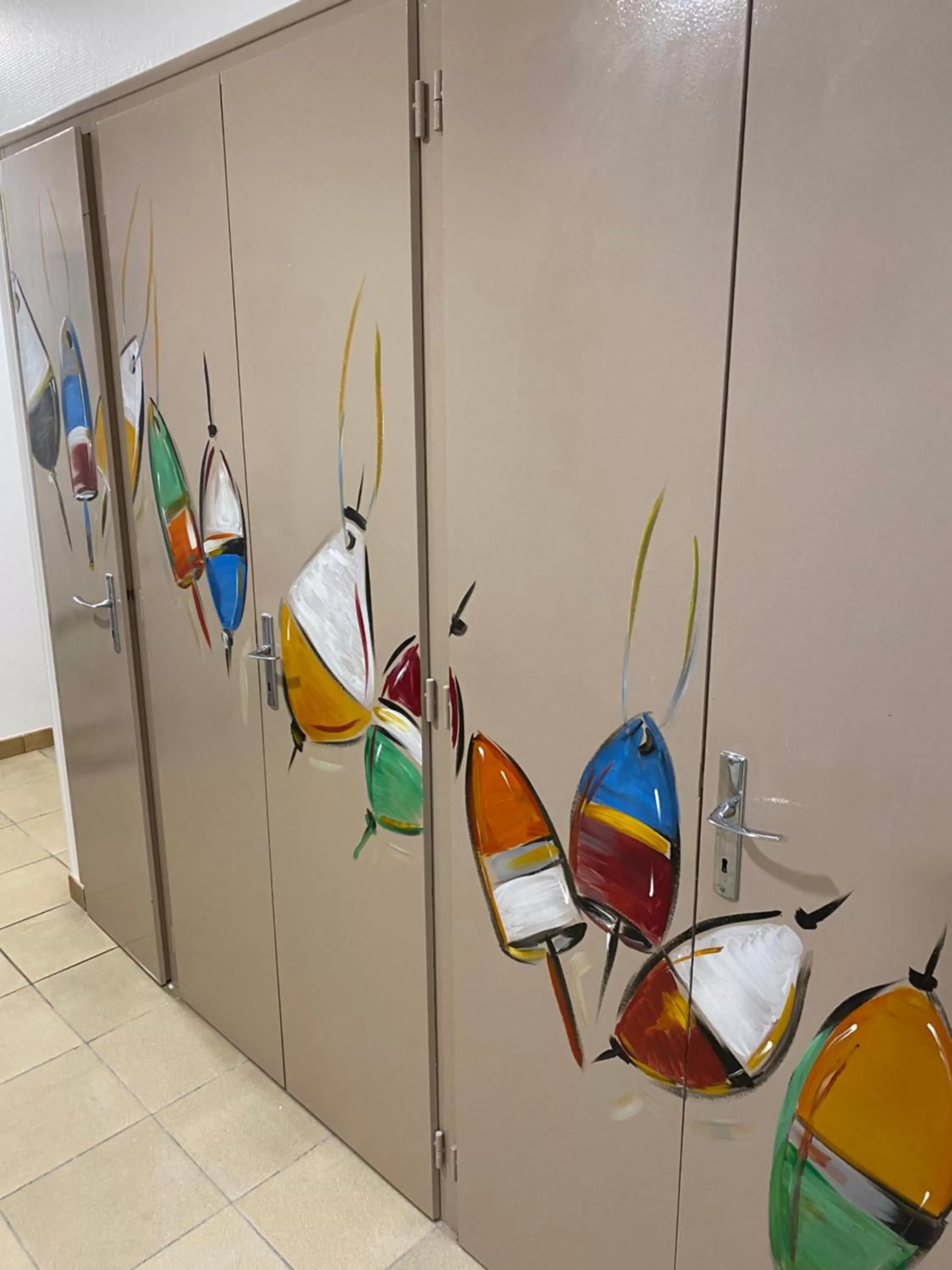 Decorative detail in logis Paul Massy