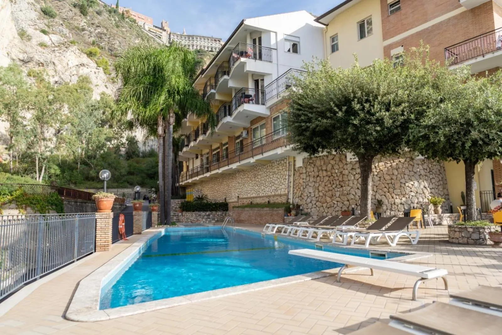 Swimming pool in Hotel Corallo