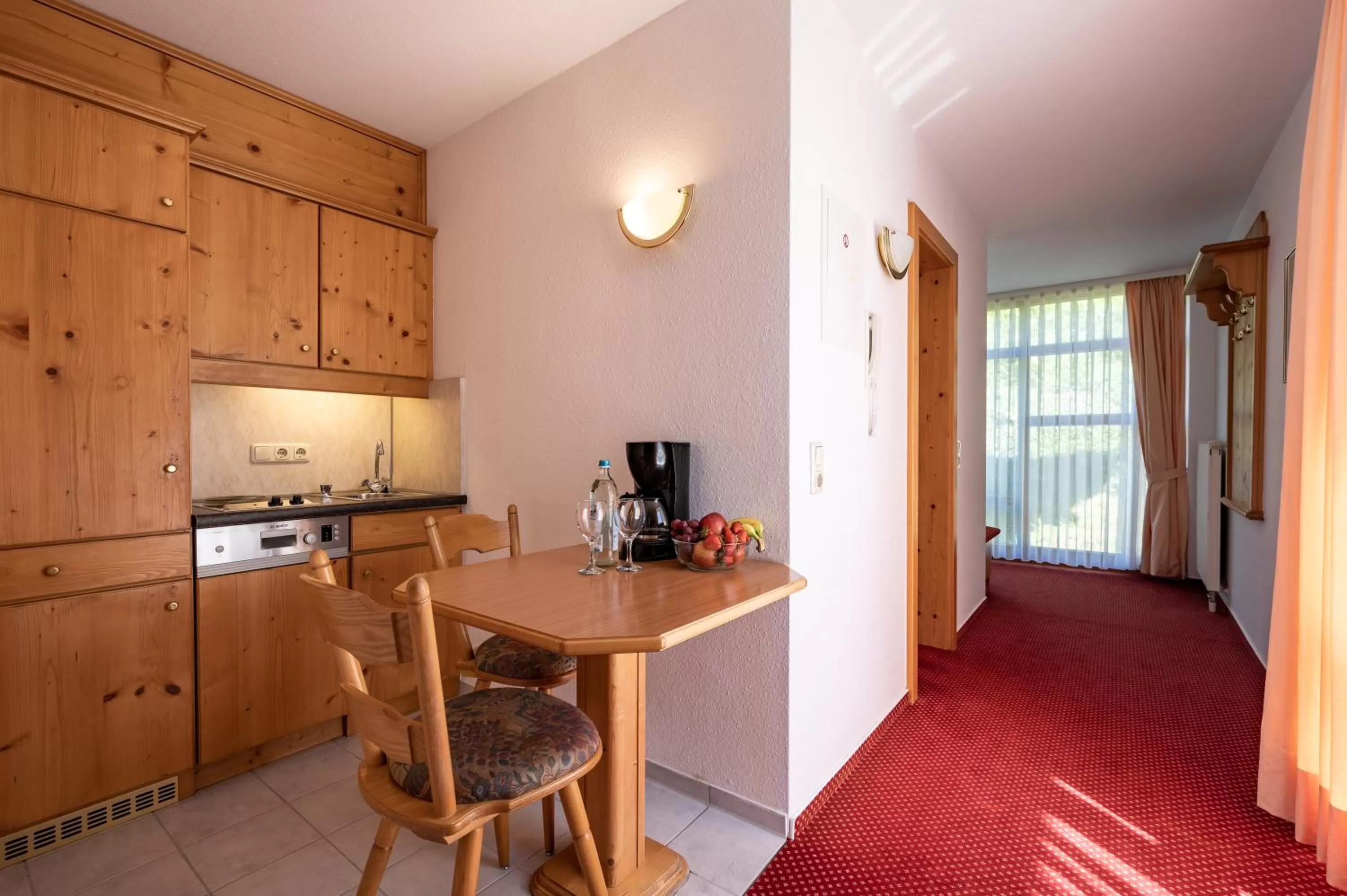 Kitchen or kitchenette in Residenz Hopfensee