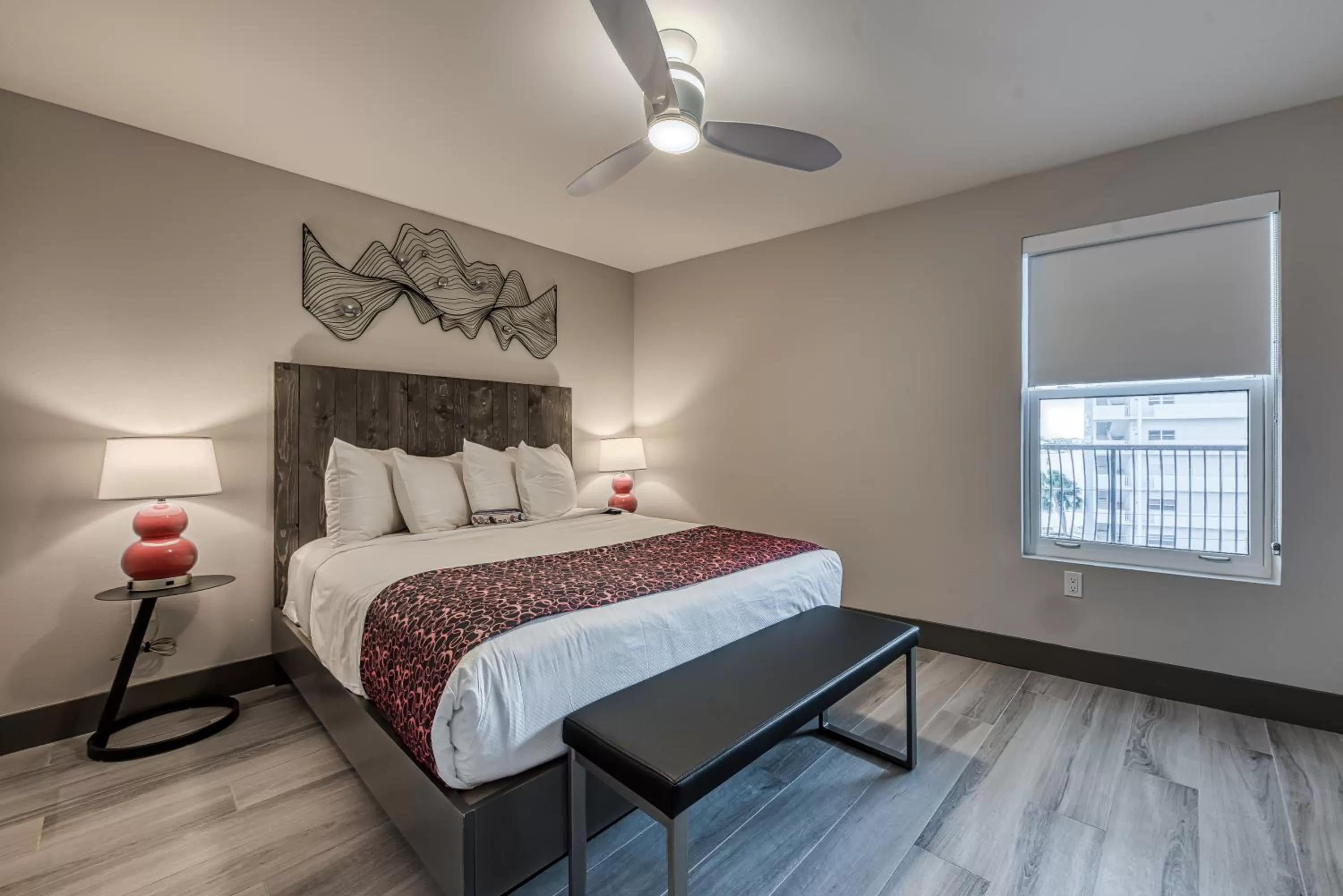 Bed in FUSION Resort Waterfront Suites