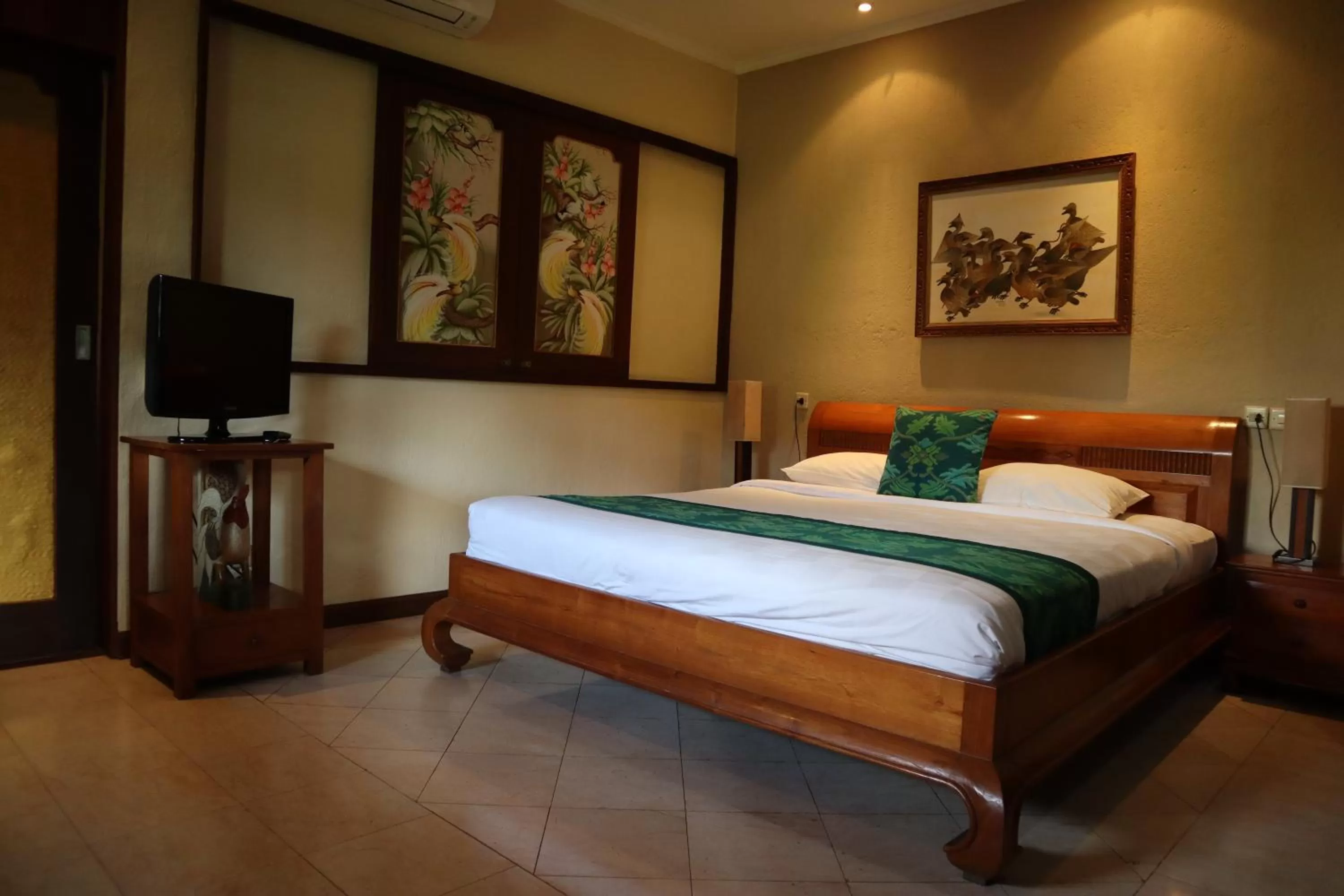 Bed in Pondok Agung Bed & Breakfast
