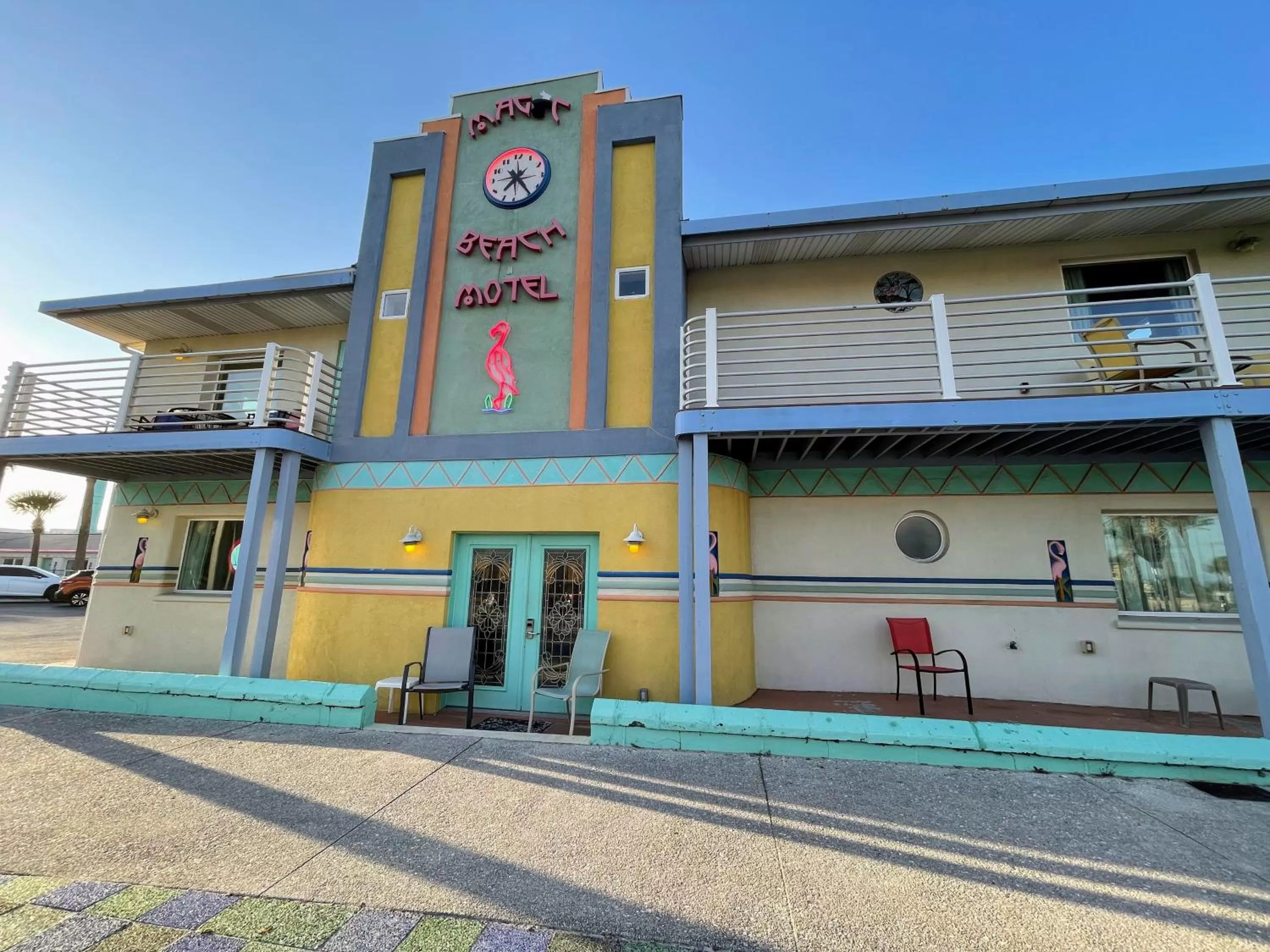 Property building in Magic Beach Motel - Vilano Beach, Saint Augustine