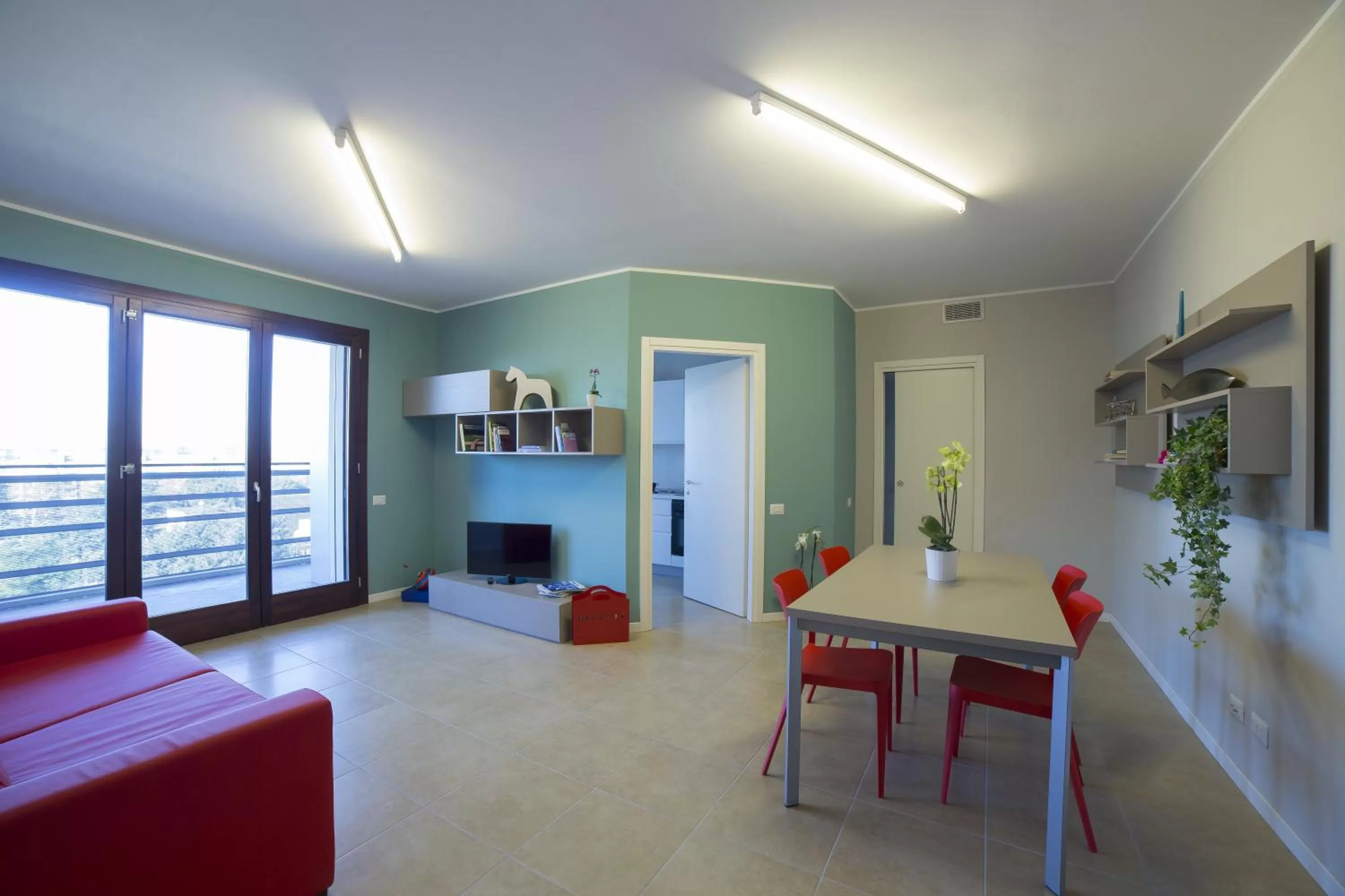 Kitchen or kitchenette in Aurum Aparthotels Bicocca