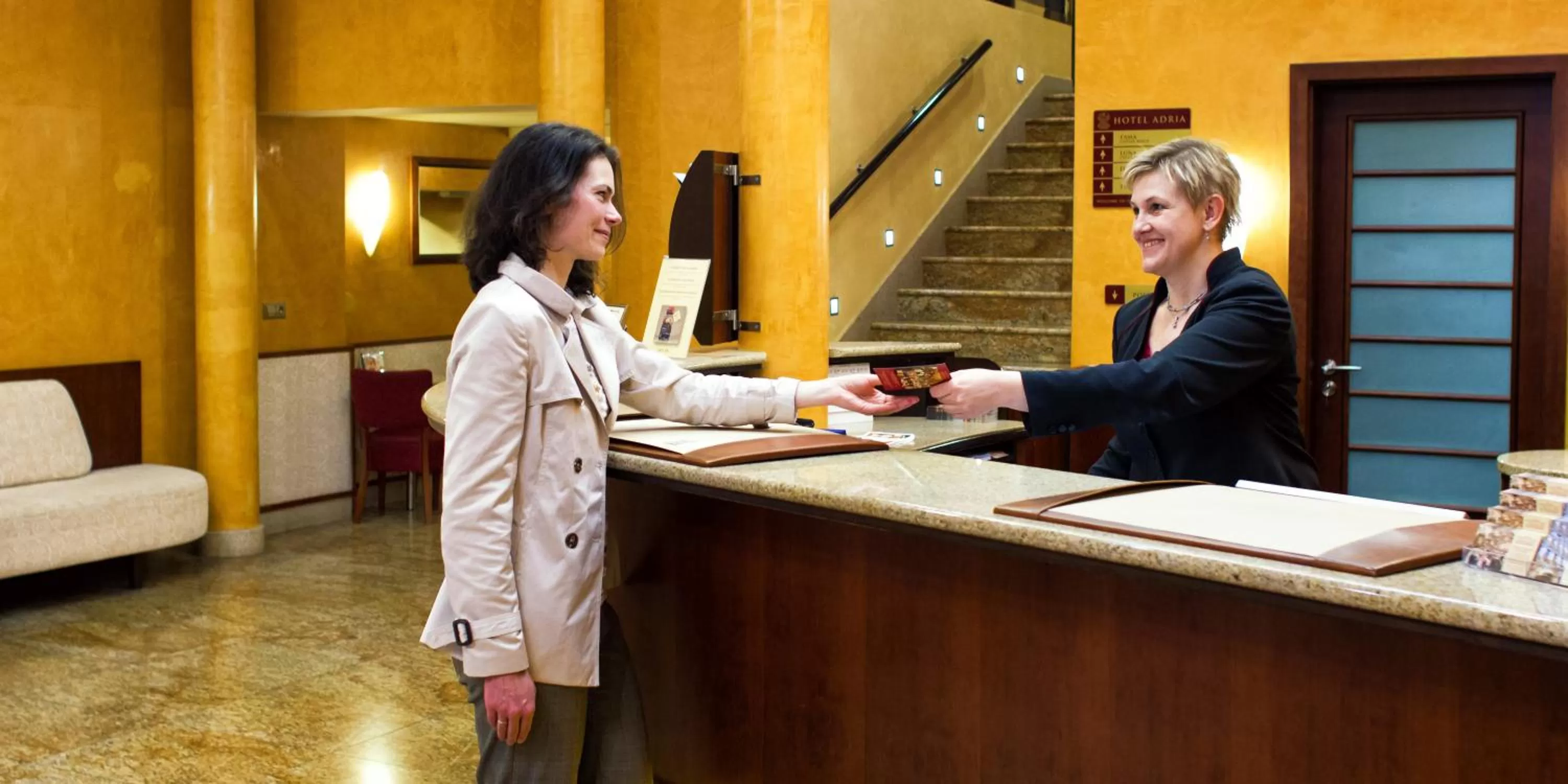 Staff in Adria Hotel Prague