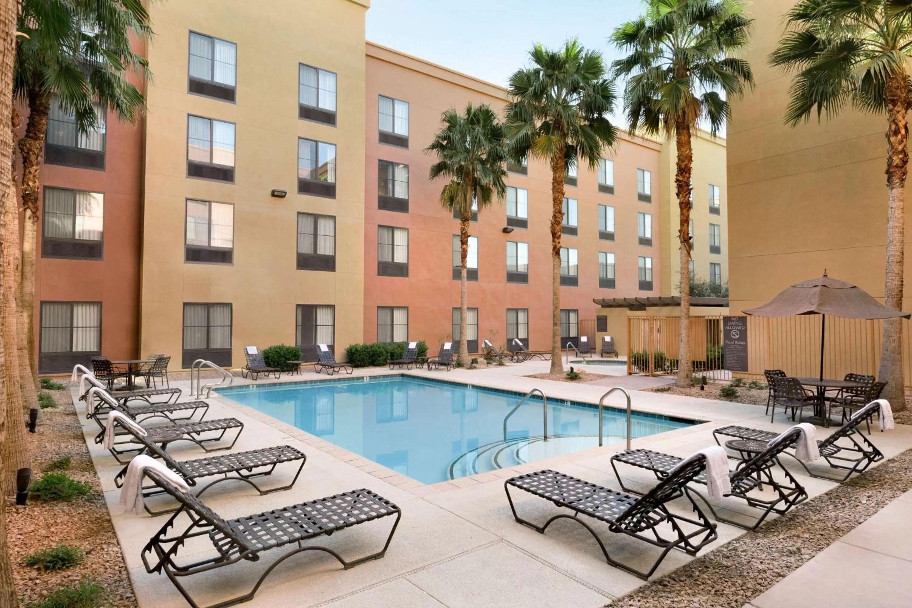 Swimming pool in Homewood Suites by Hilton Las Vegas Airport
