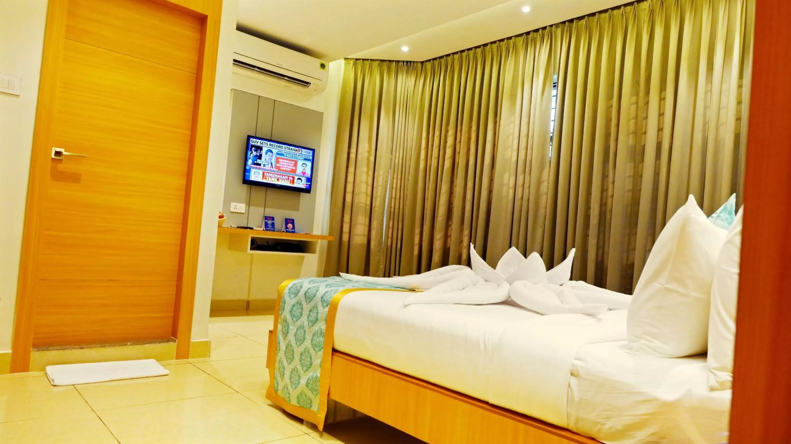 Photo of the whole room in Hotel Sri Krishna Residency