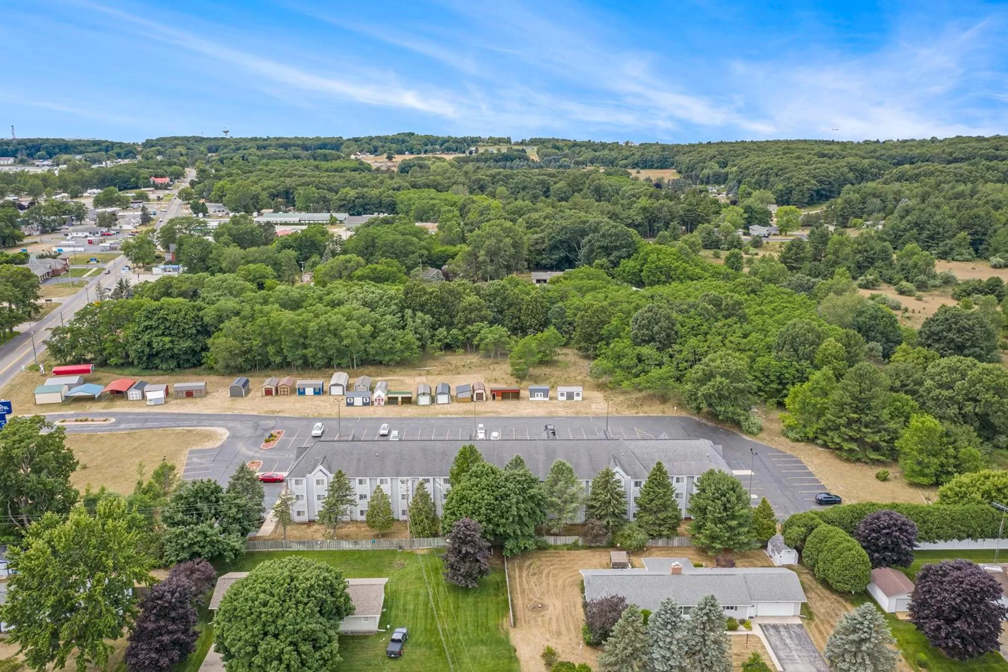 Property building in Microtel Inn and Suites Manistee