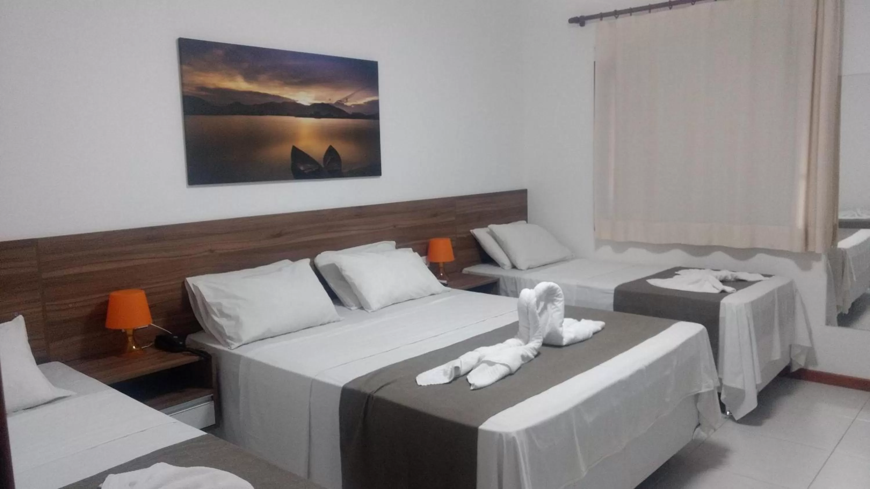 Bed in Hotel Pousada Salvador Paradise