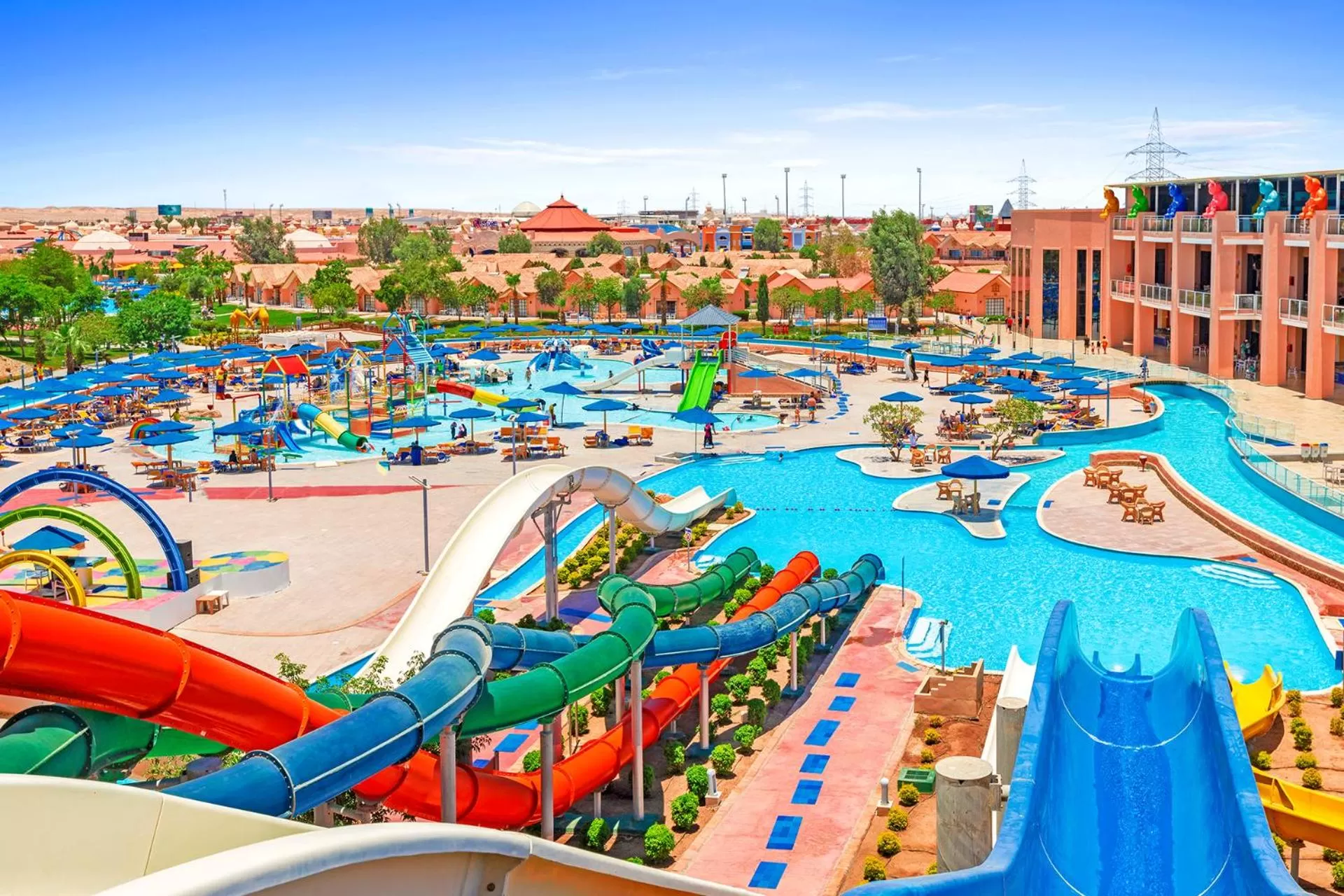 Aqua park in Pickalbatros Jungle Aqua Park - Neverland Hurghada