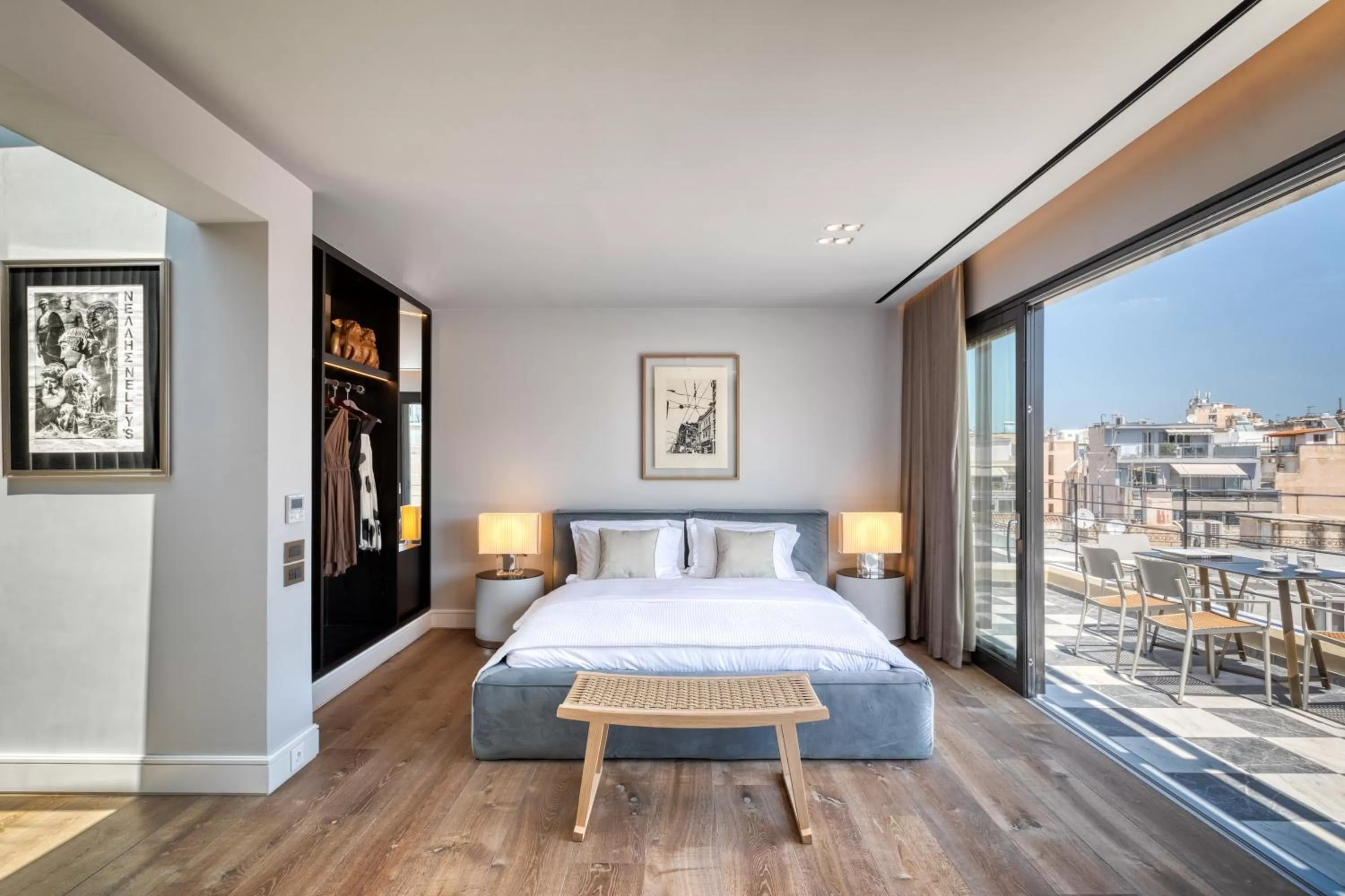 Bedroom, Bed in Athenian Foss