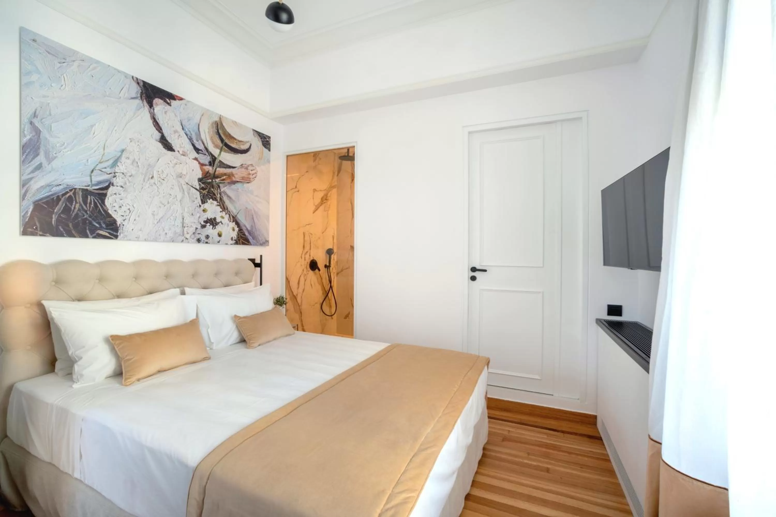 Superior Double Room with Lycabettus View in Athens Flair