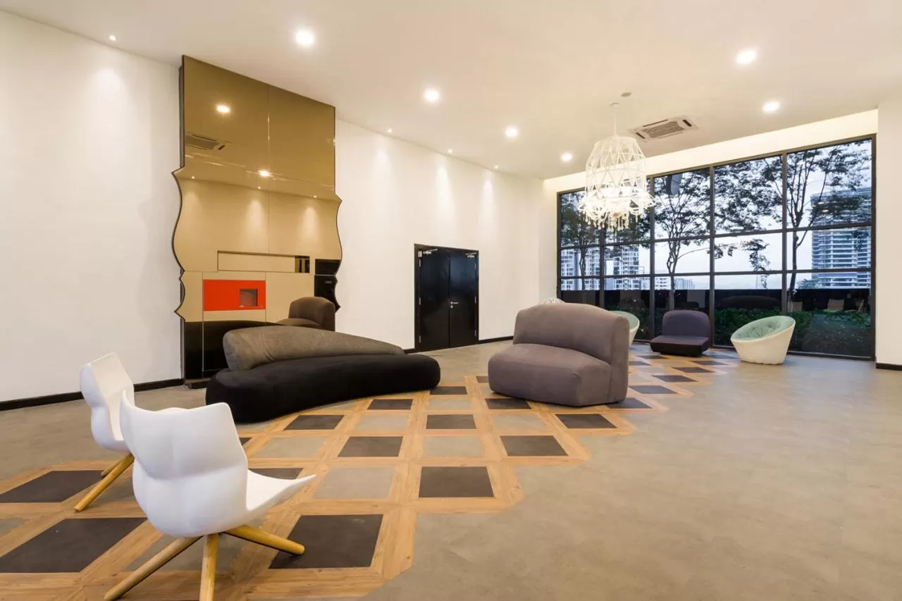 Seating area in Arte Mont Kiara Hotel Suite