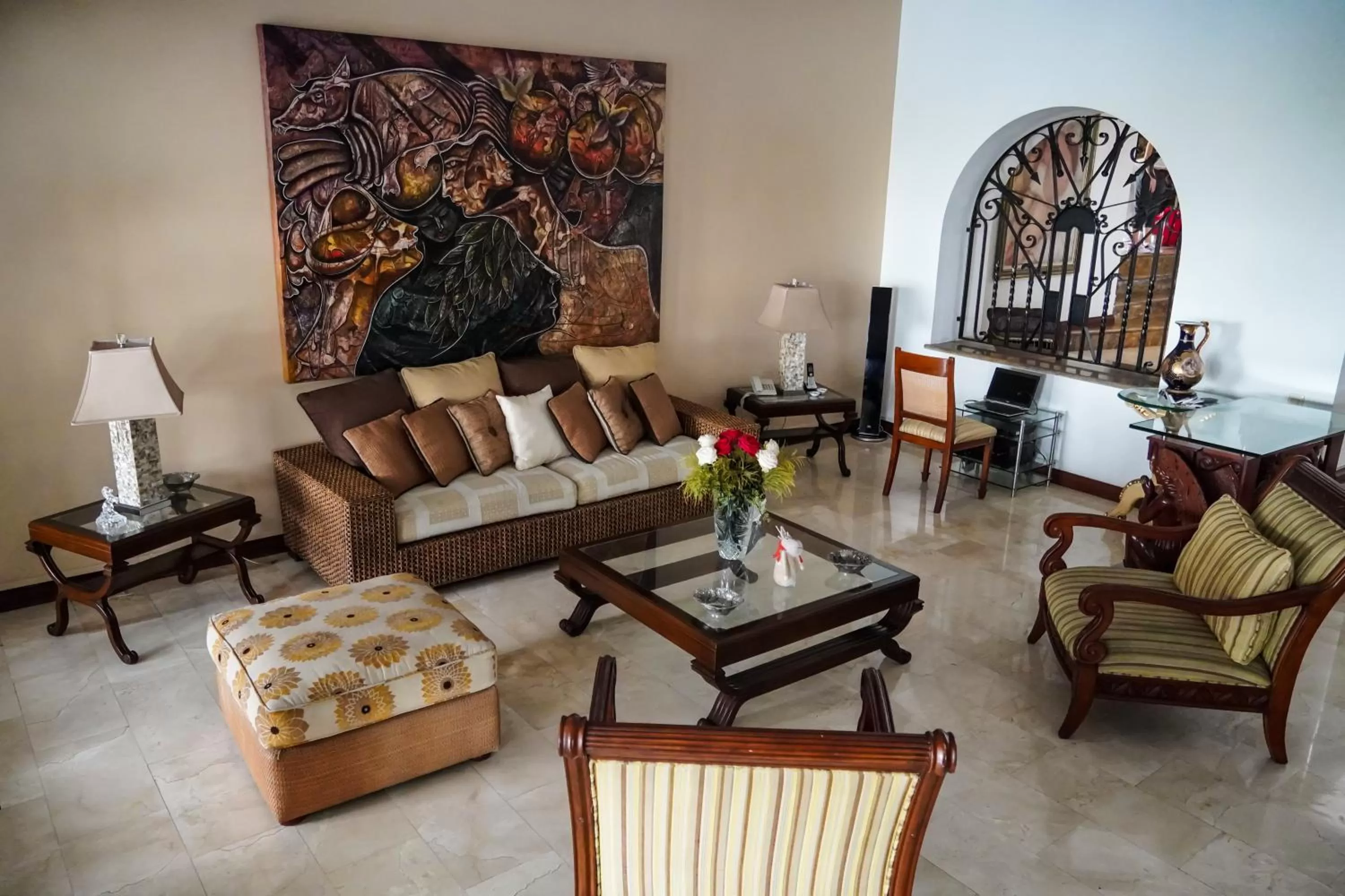 Seating Area in Hotel Boutique Villa Casuarinas