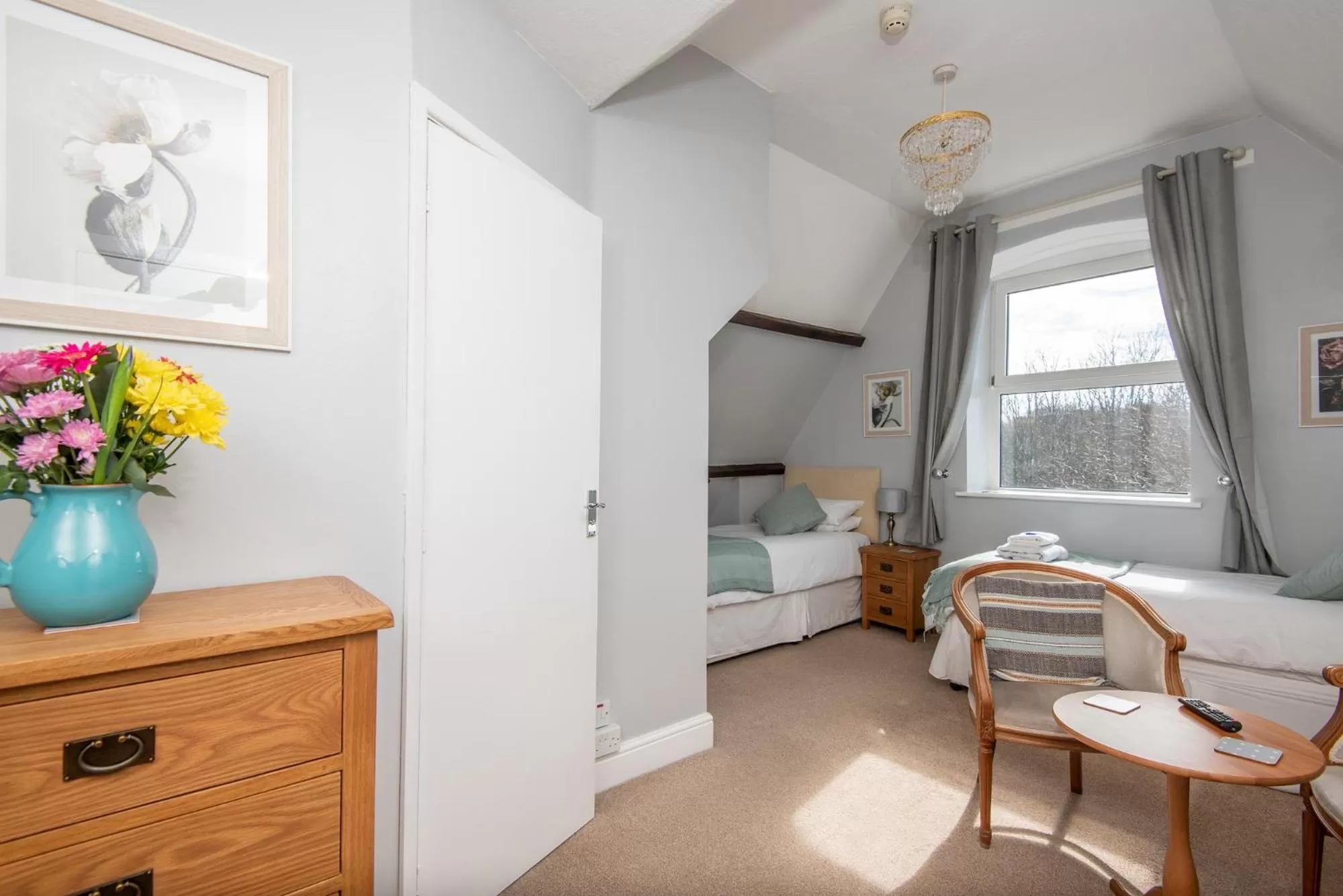 Bed in The Pendennis Guest House