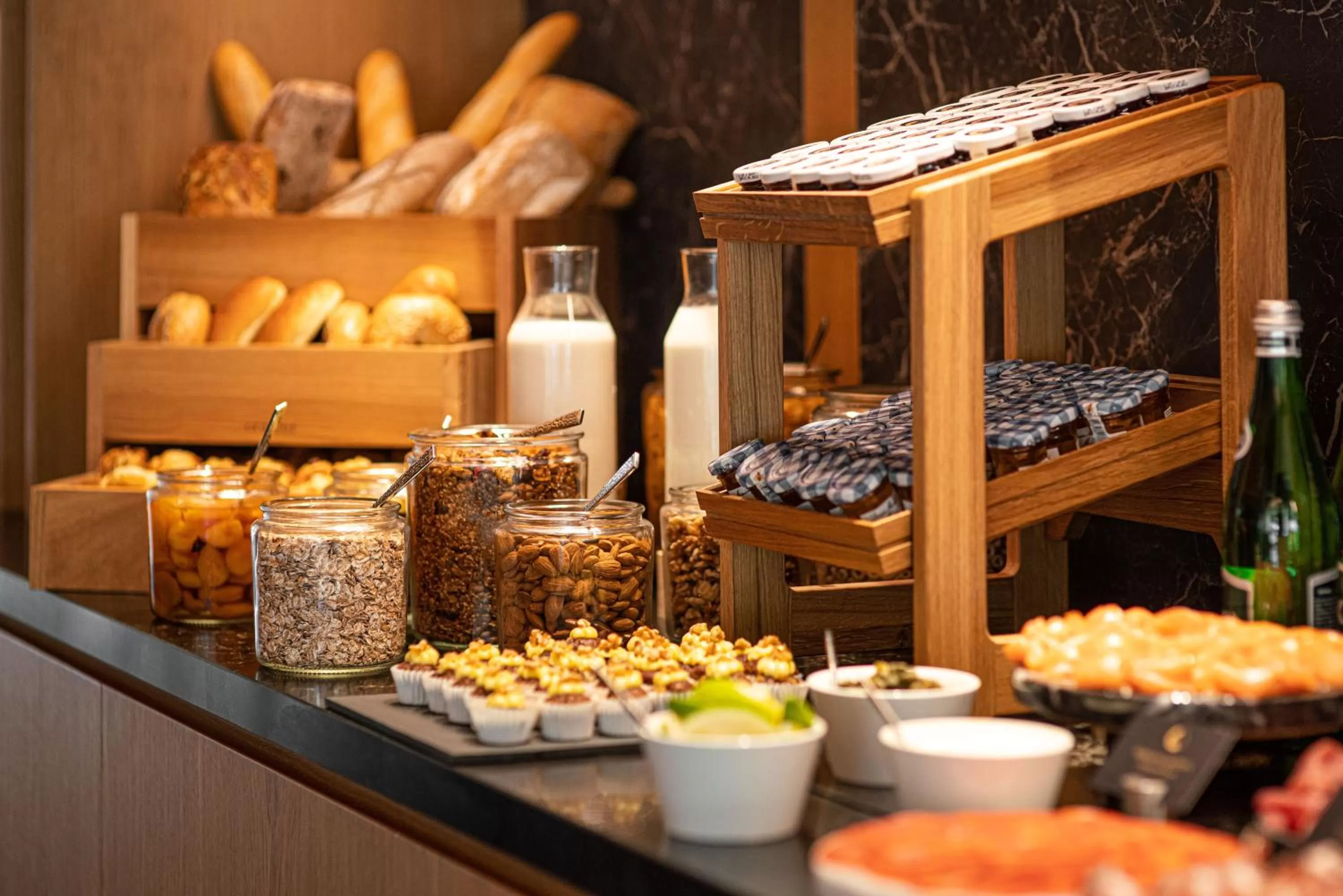 Buffet breakfast in Nobu Hotel Warsaw