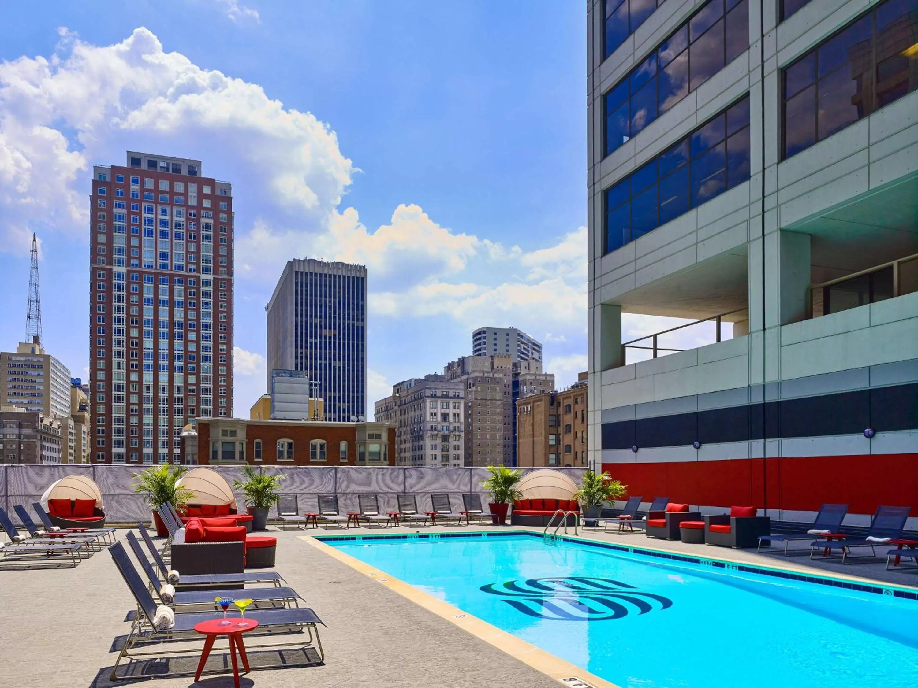 Pool view in Sonesta Philadelphia Rittenhouse Square